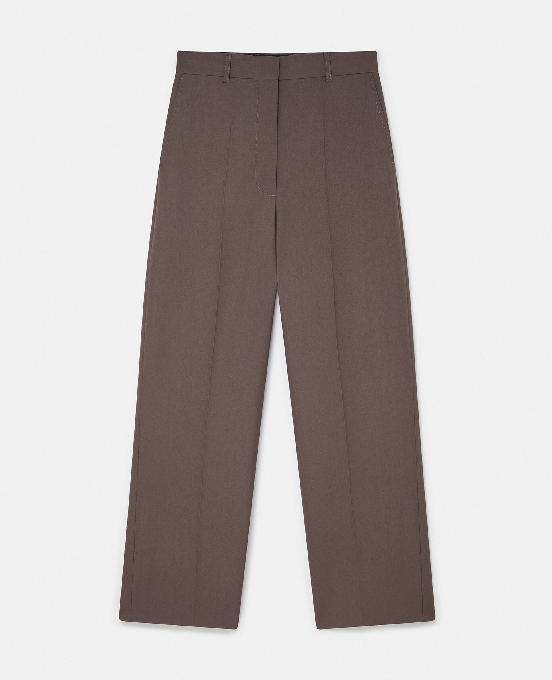Pleated Low-Rise Trousers - 1