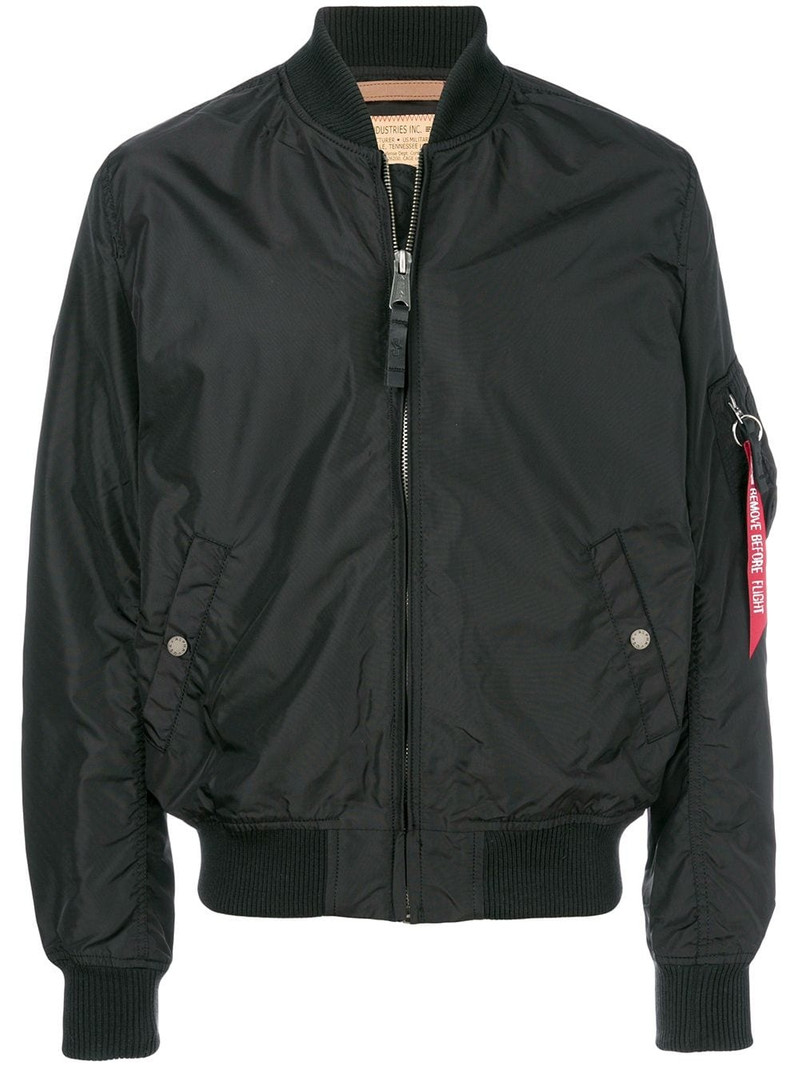 zipped bomber jacket 1