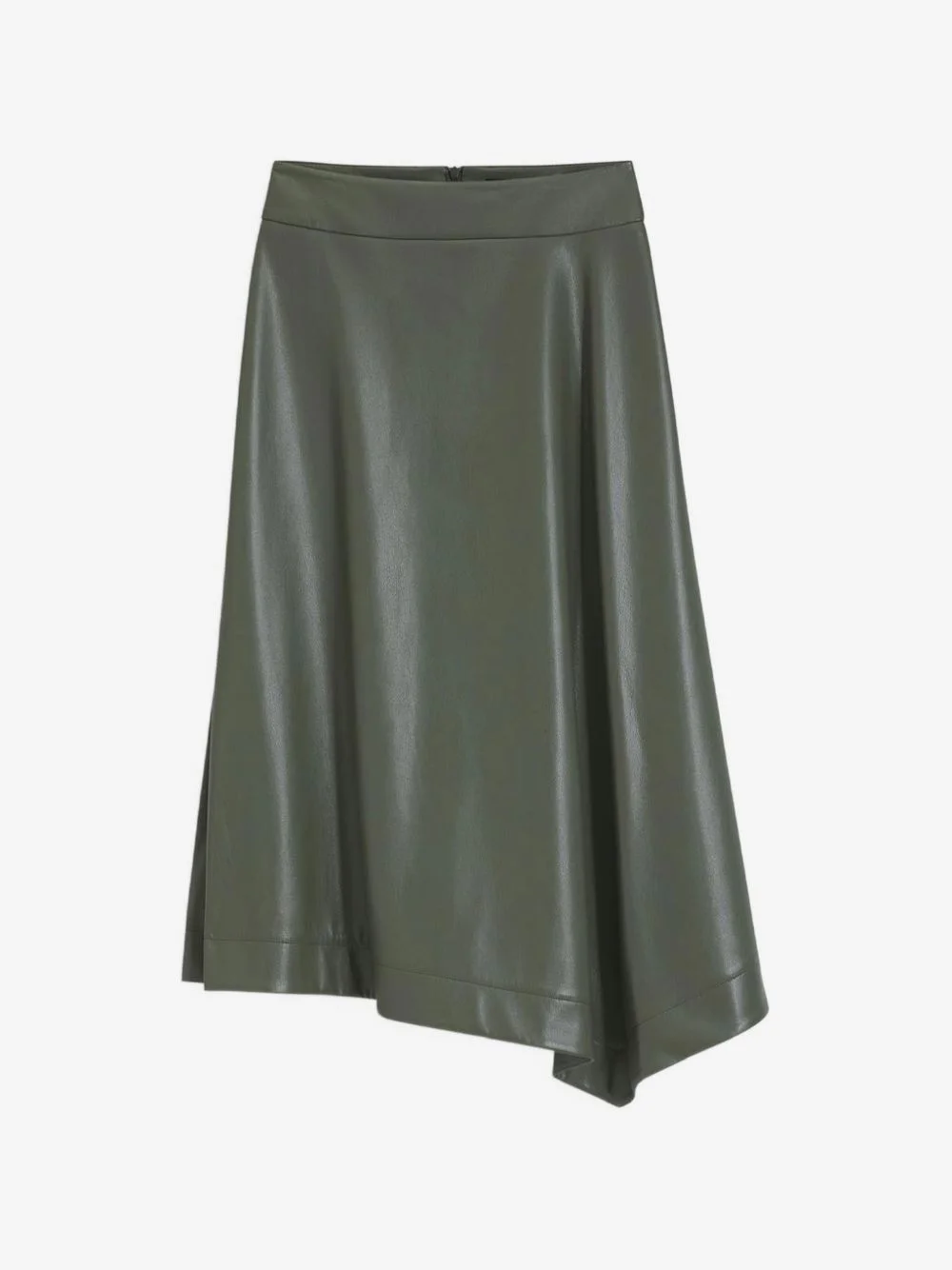 faux-leather skirt - 1