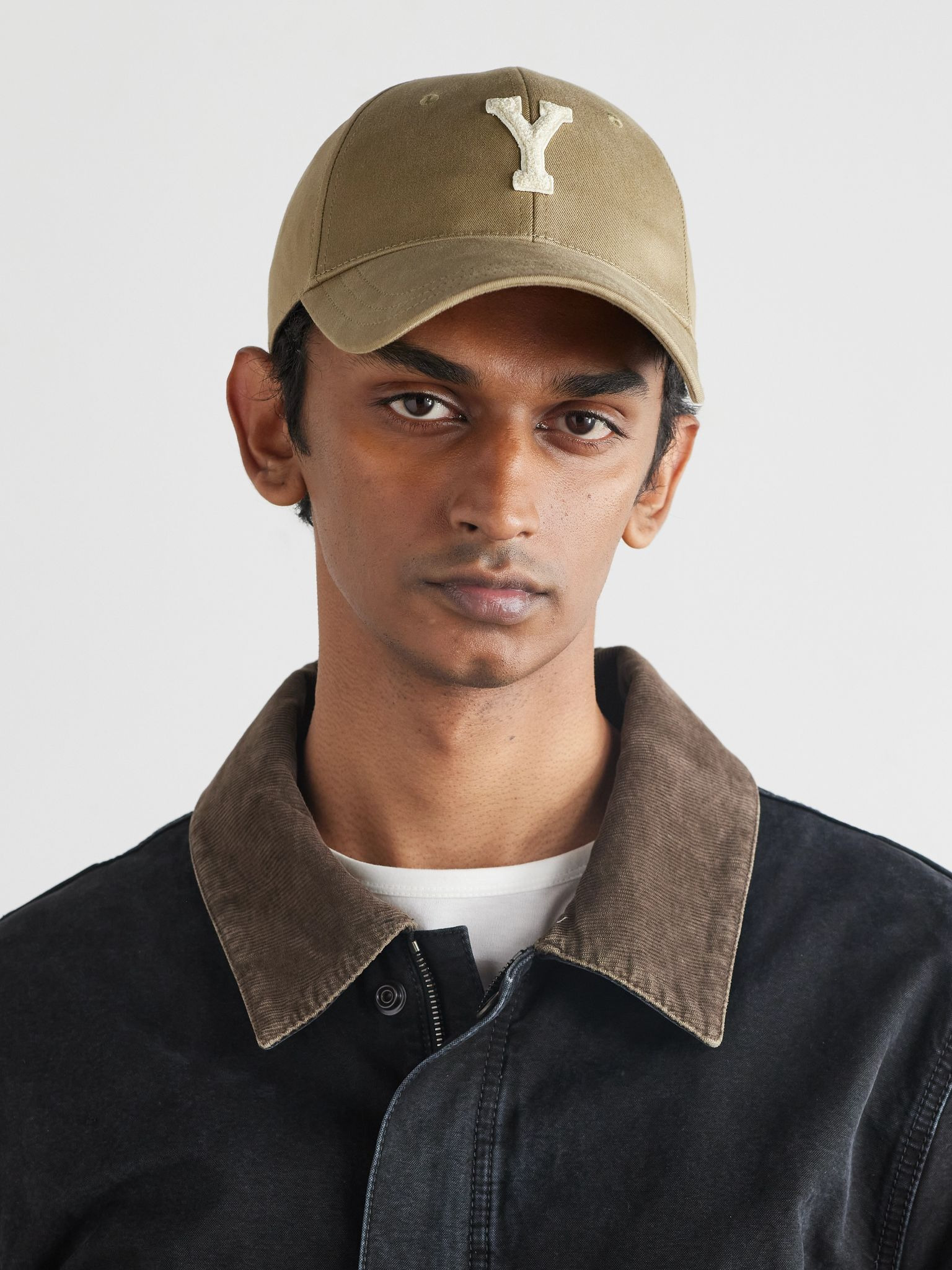 Logo-Appliquéd Cotton-Twill Baseball Cap Sand - 2
