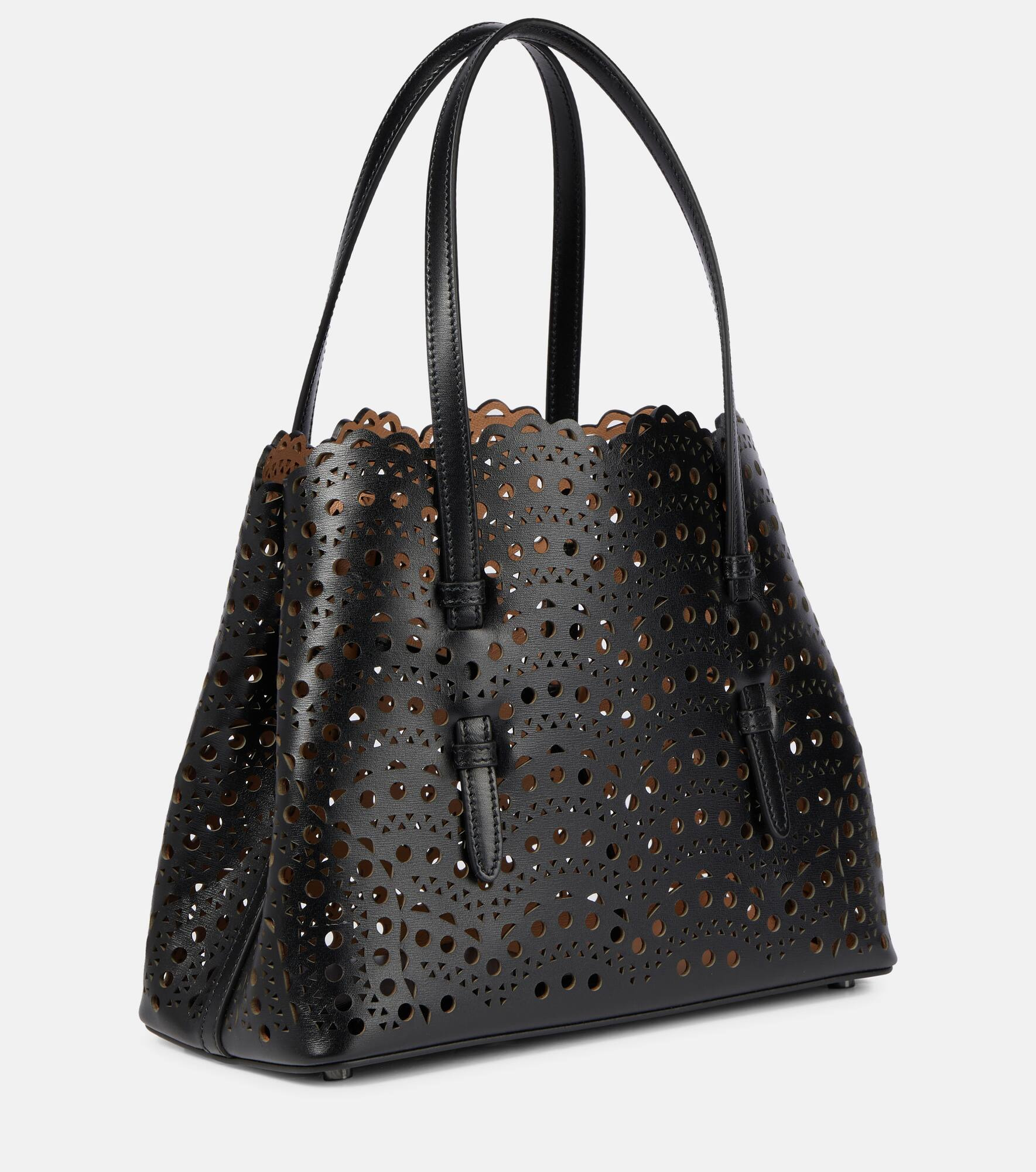Le Mina 25 Vienne Wave leather tote bag - 4