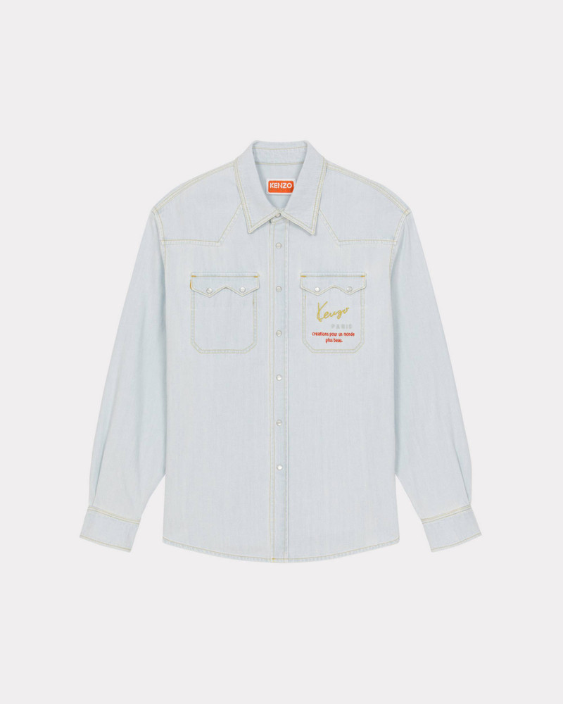 Denim cowboy shirt 1