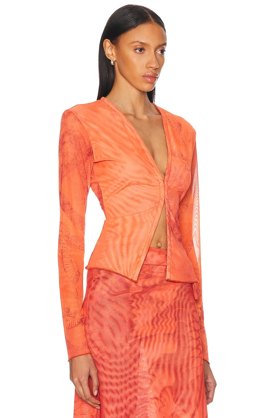 Long Sleeve Cardigan - 2