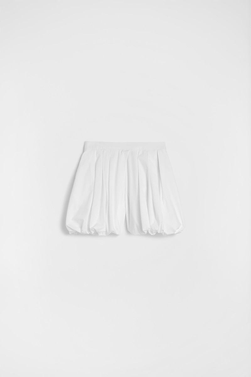Cotton Poplin Balloon Shorts 1