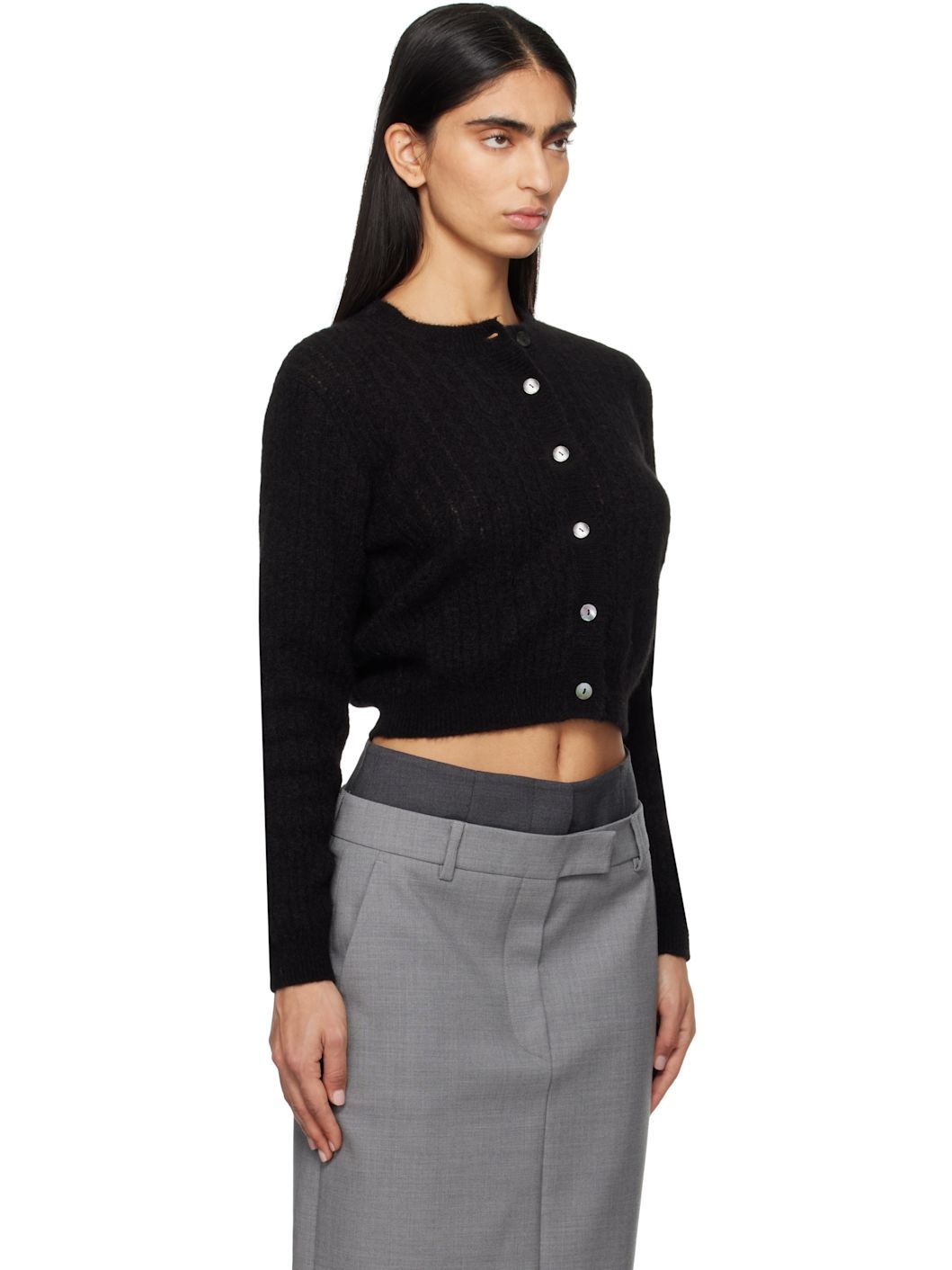Black Milo Cardigan - 2