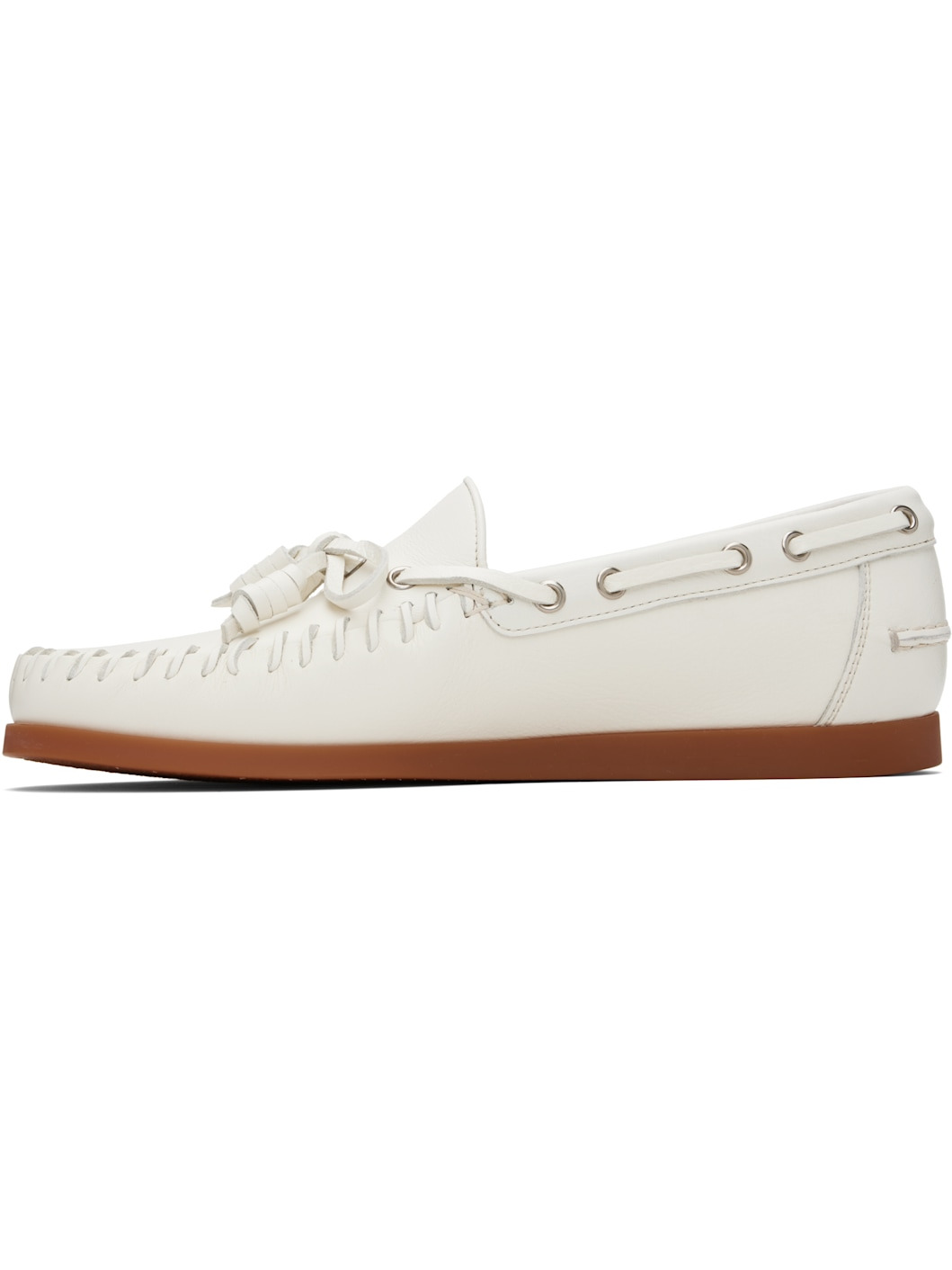 Off-White Palm Avenue Buffalo Leather Boat Shoes - 3