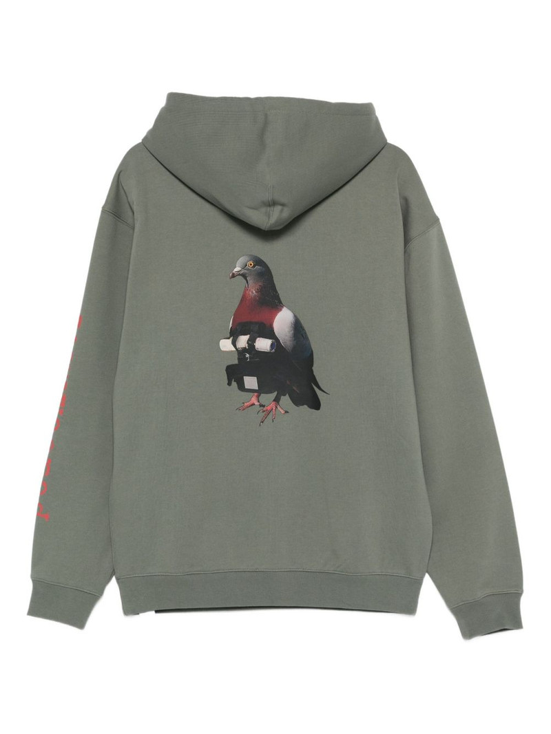 OAMC pigeon-print hoodie outlook
