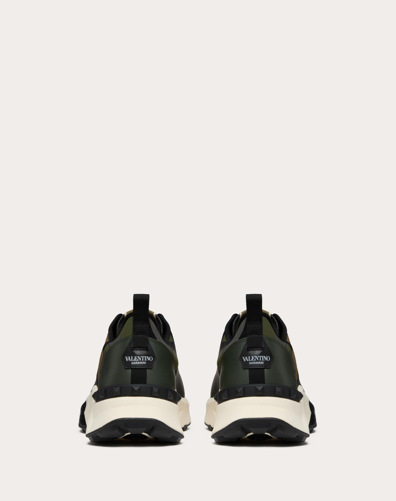 Valentino LOW TOP TRUE ACT CAMOUFLAGE SNEAKER IN RUBBERIZED FABRIC outlook