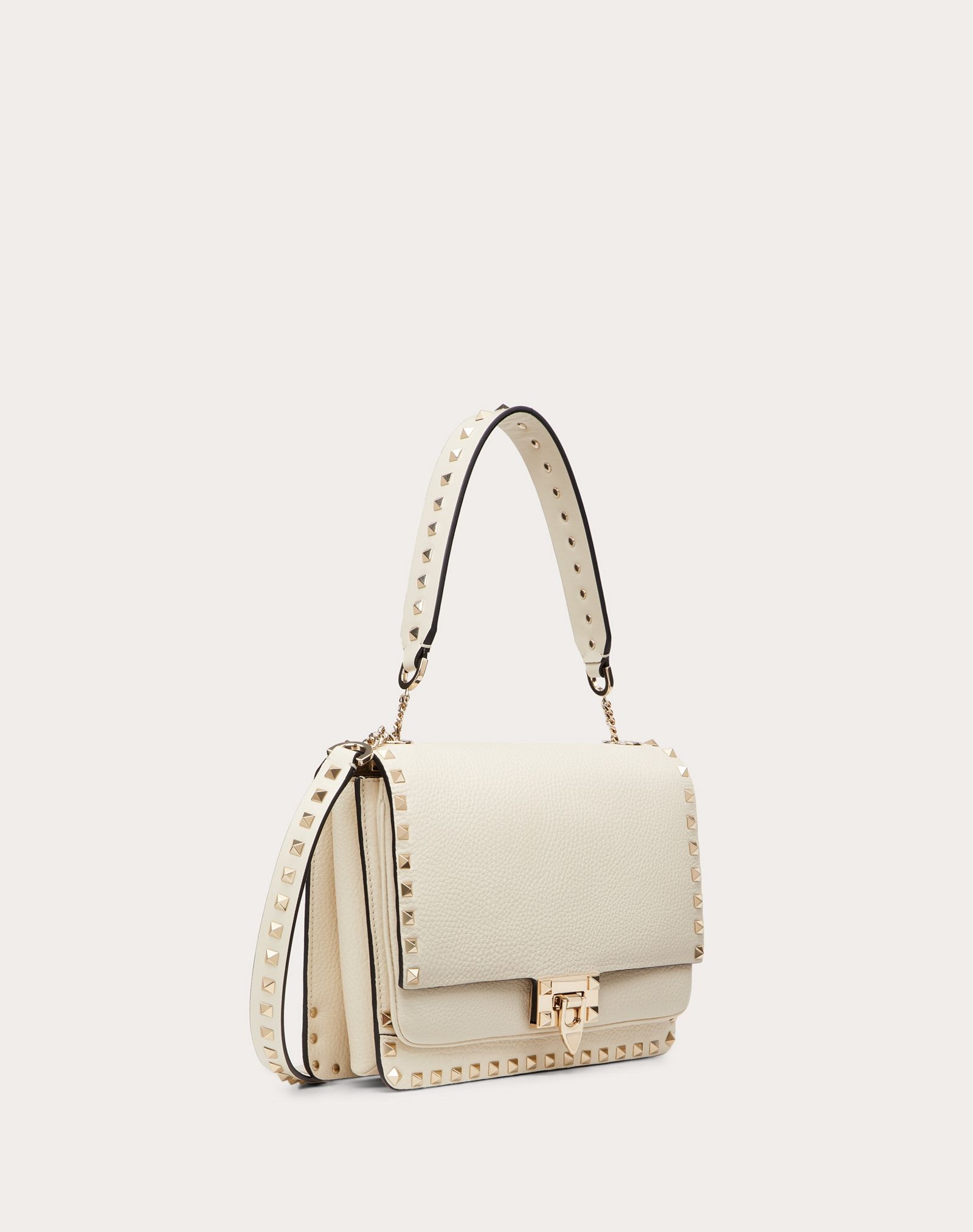 Rockstud Grainy Calfskin Crossbody Bag - 2