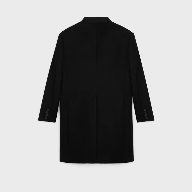 CELINE double face cashmere overcoat outlook