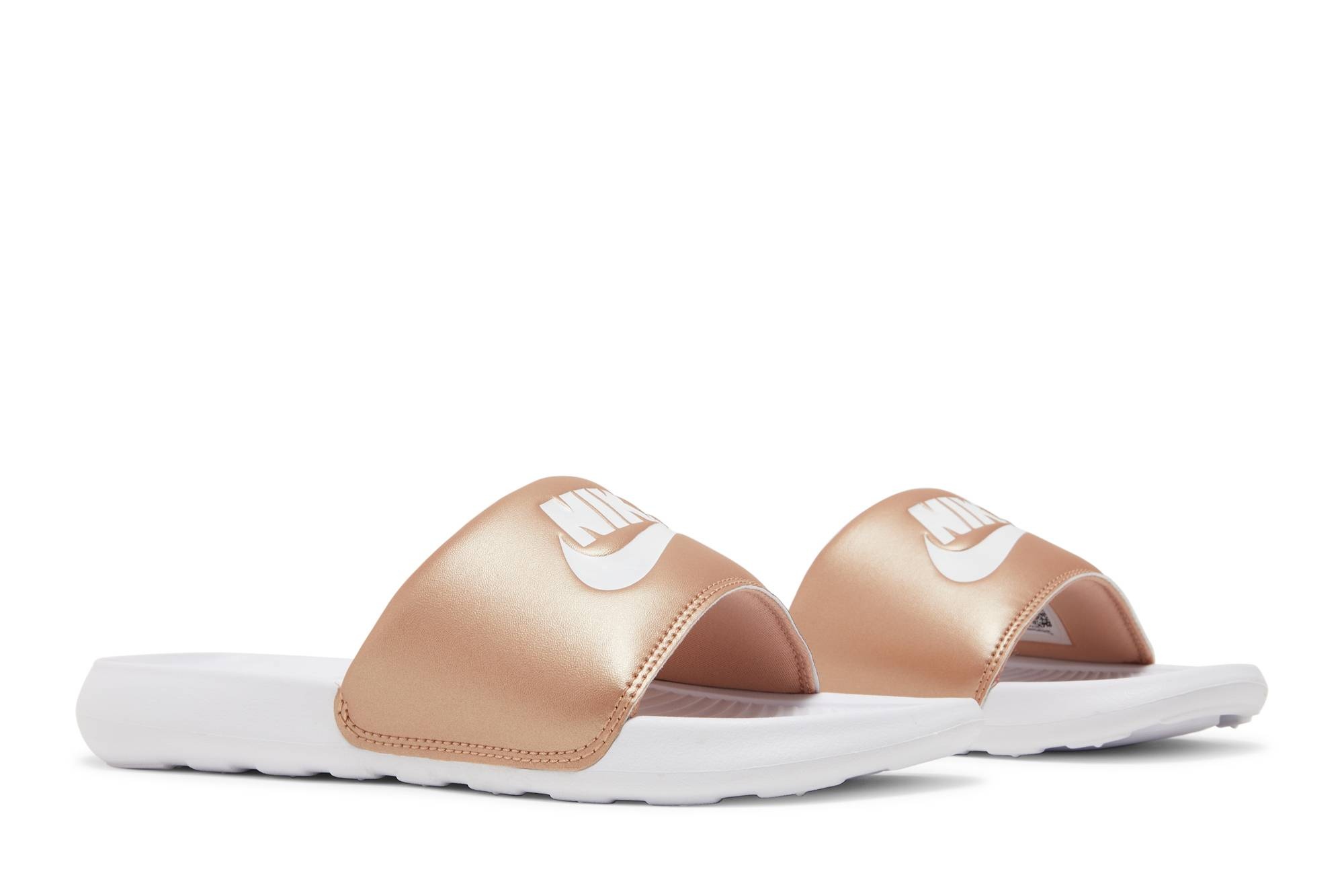 Wmns Victori One Slide 'Metallic Red Bronze' - 8