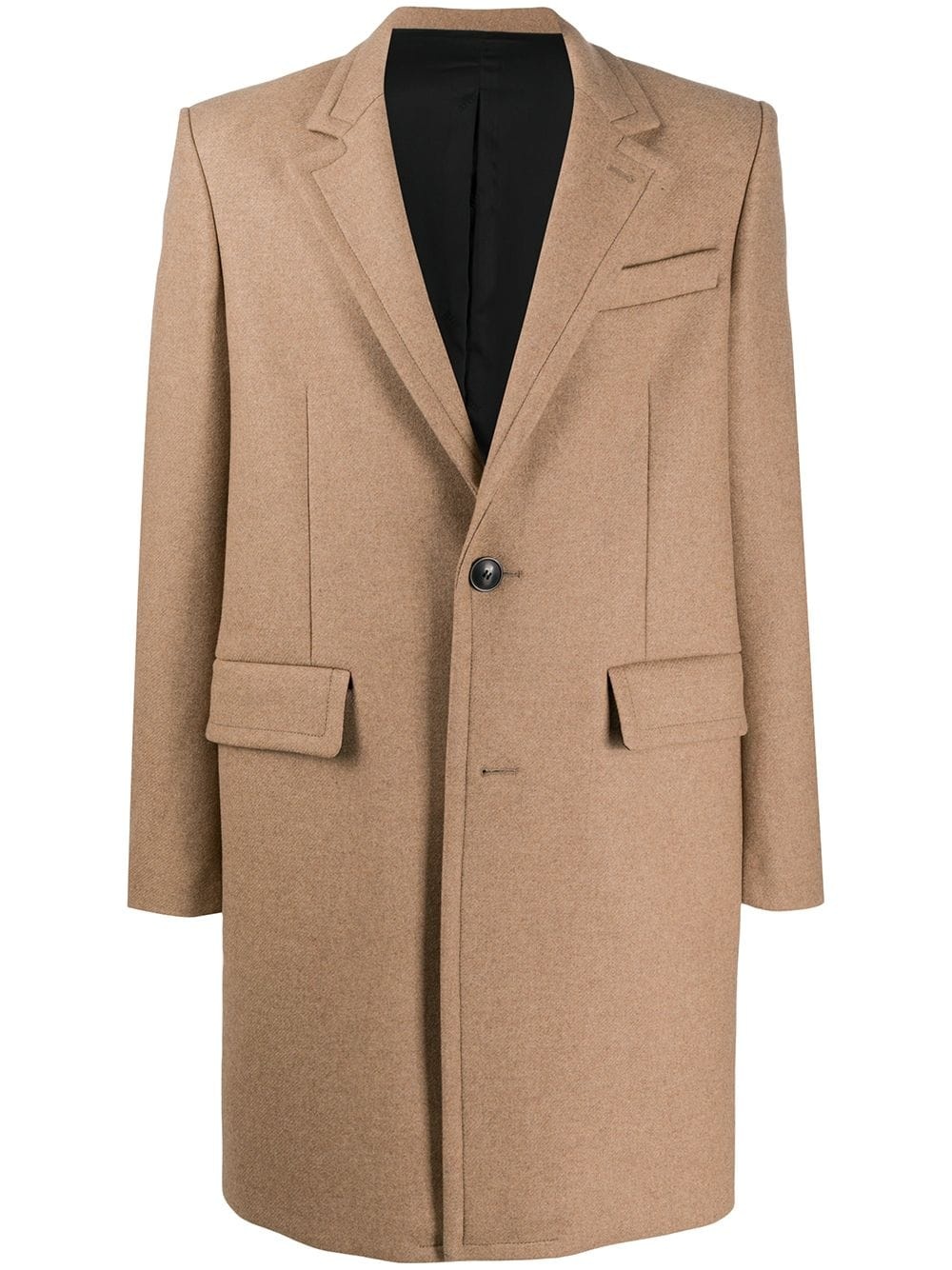 wool-blend coat - 1