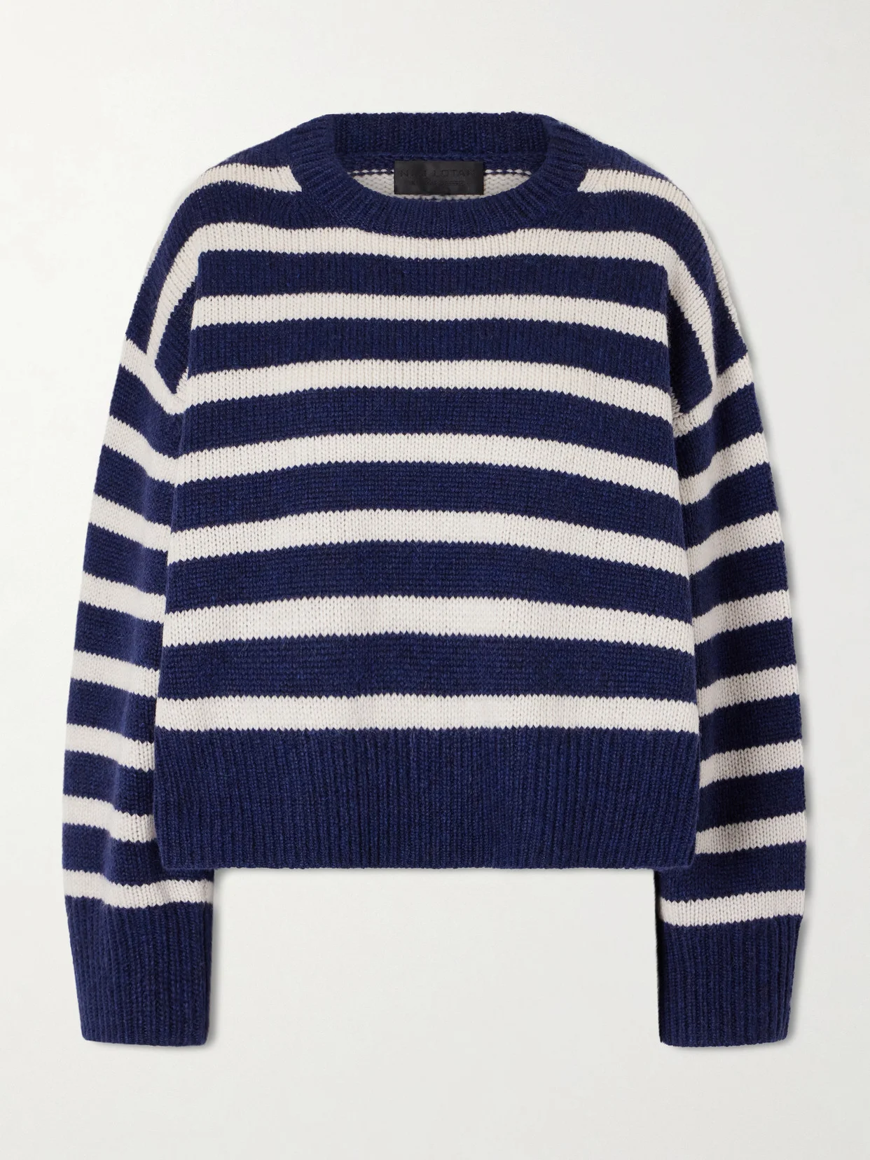 Anisa Striped Cashmere Sweater - 1