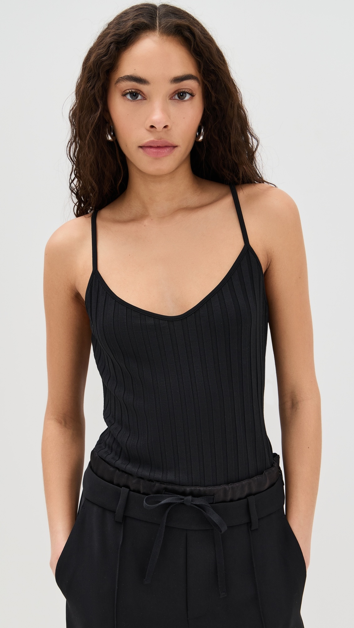 Rib V Neck Cami - 6