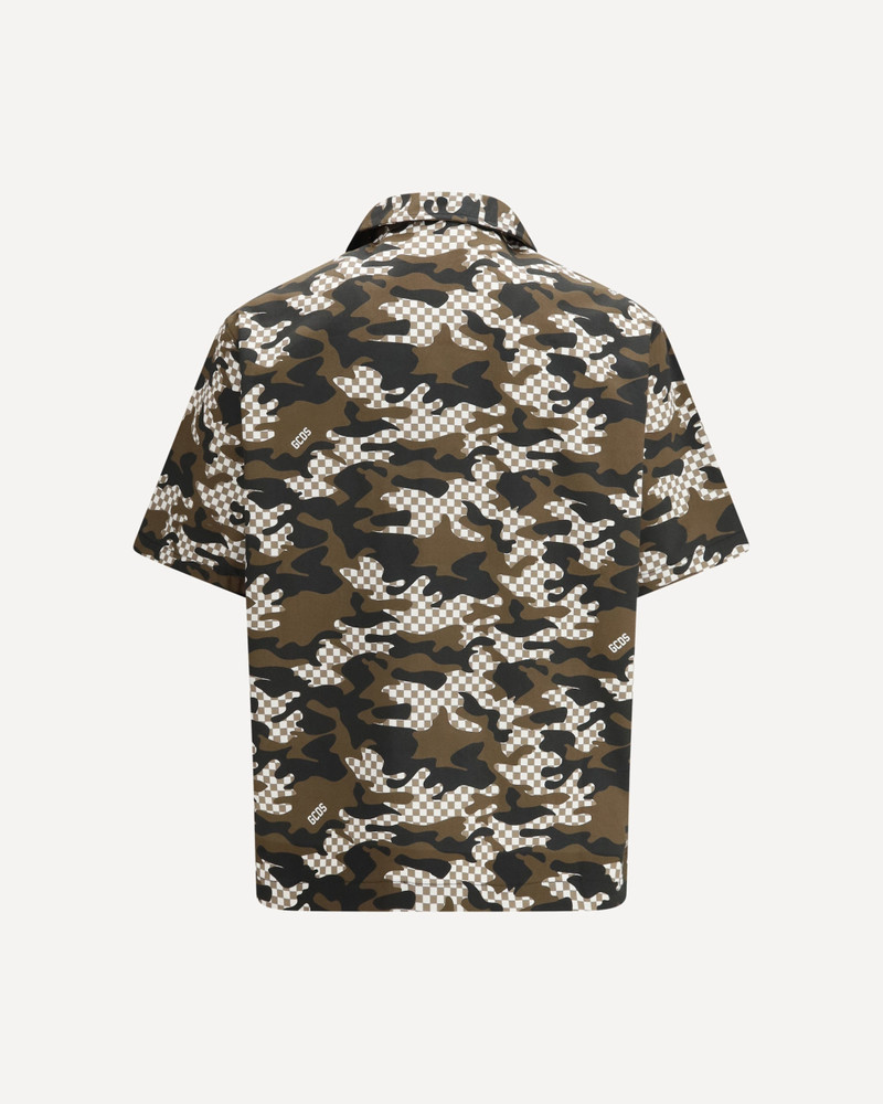 GCDS Checked Camo Shirt outlook