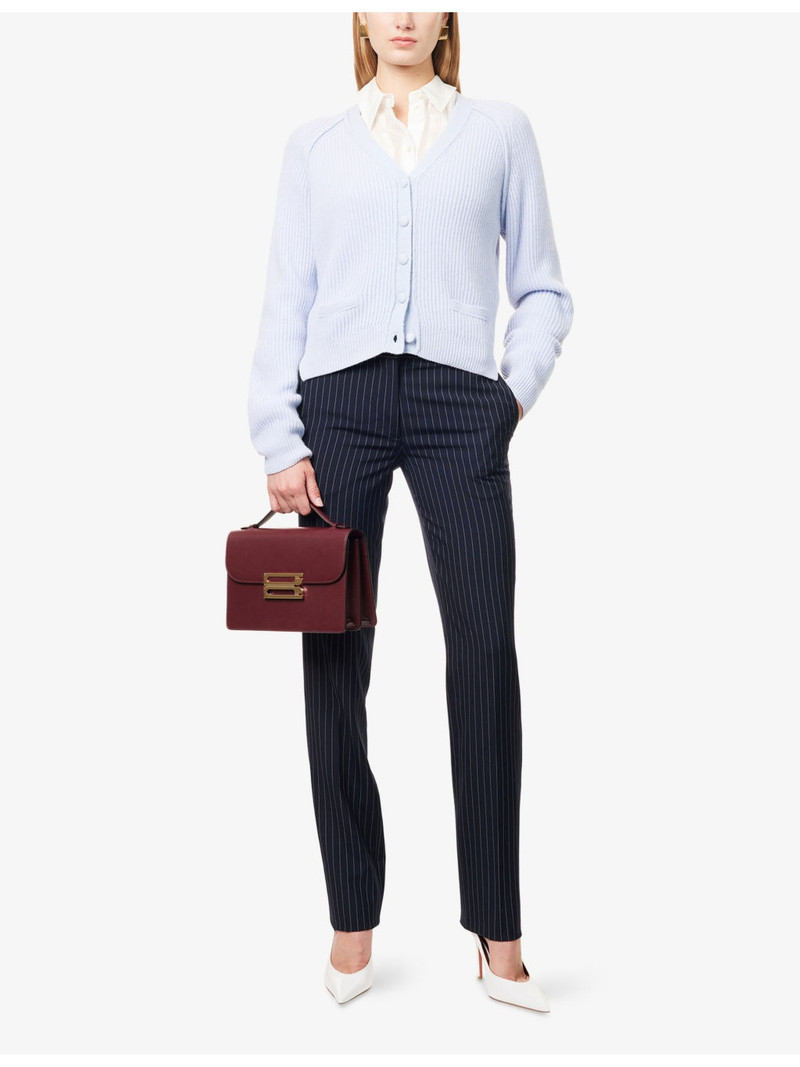 Victoria Beckham V-Neck Knitted Wool And Cashmere Cardigan outlook
