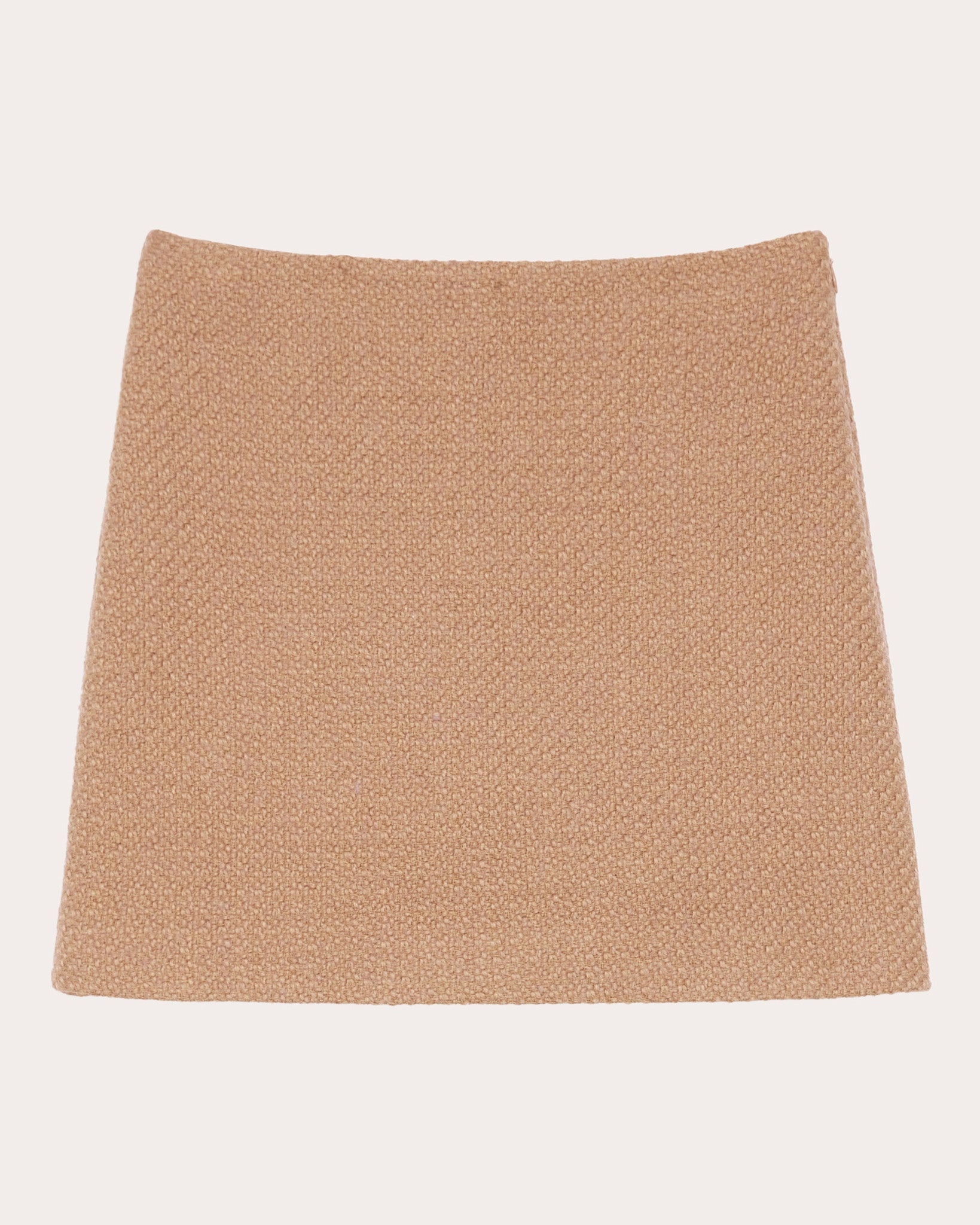 Tweed High-Waist Mini Skirt - 1