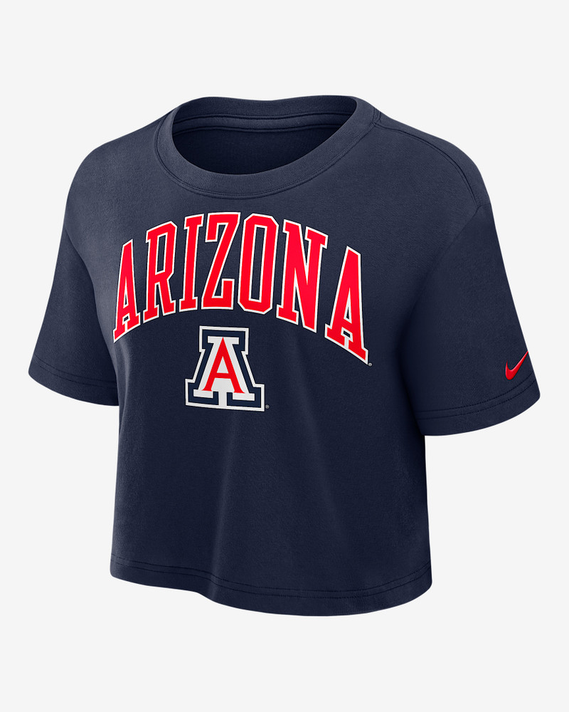 Arizona Athletic Prep Arch Women's Nike Dri-FIT College Cropped T-Shirt 1