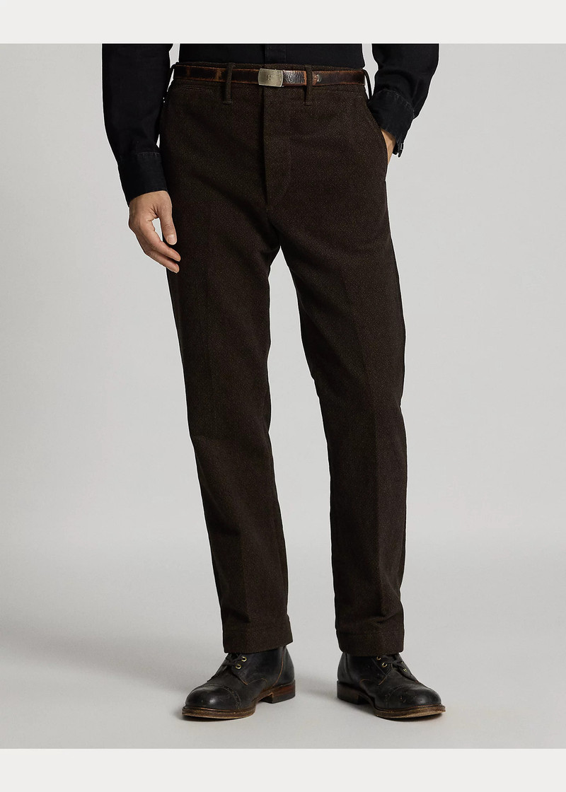 Diamond-Print Moleskin Officer’s Pant 3