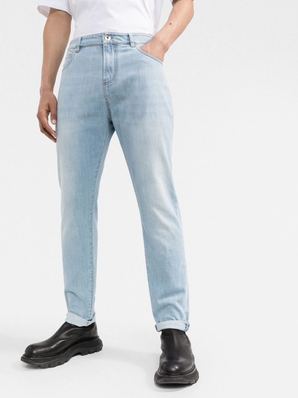 straight-leg denim jeans - 3
