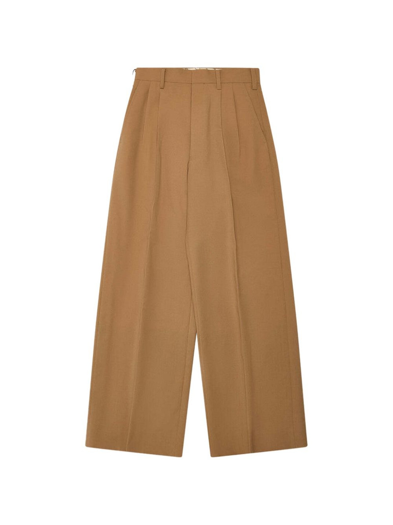 pleated wide-leg trousers 1