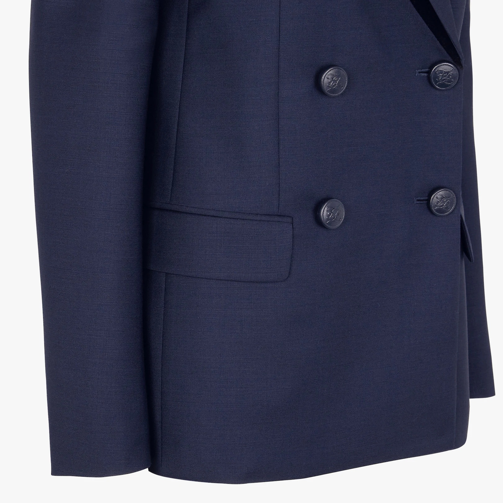 Blue mohair jacket - 3
