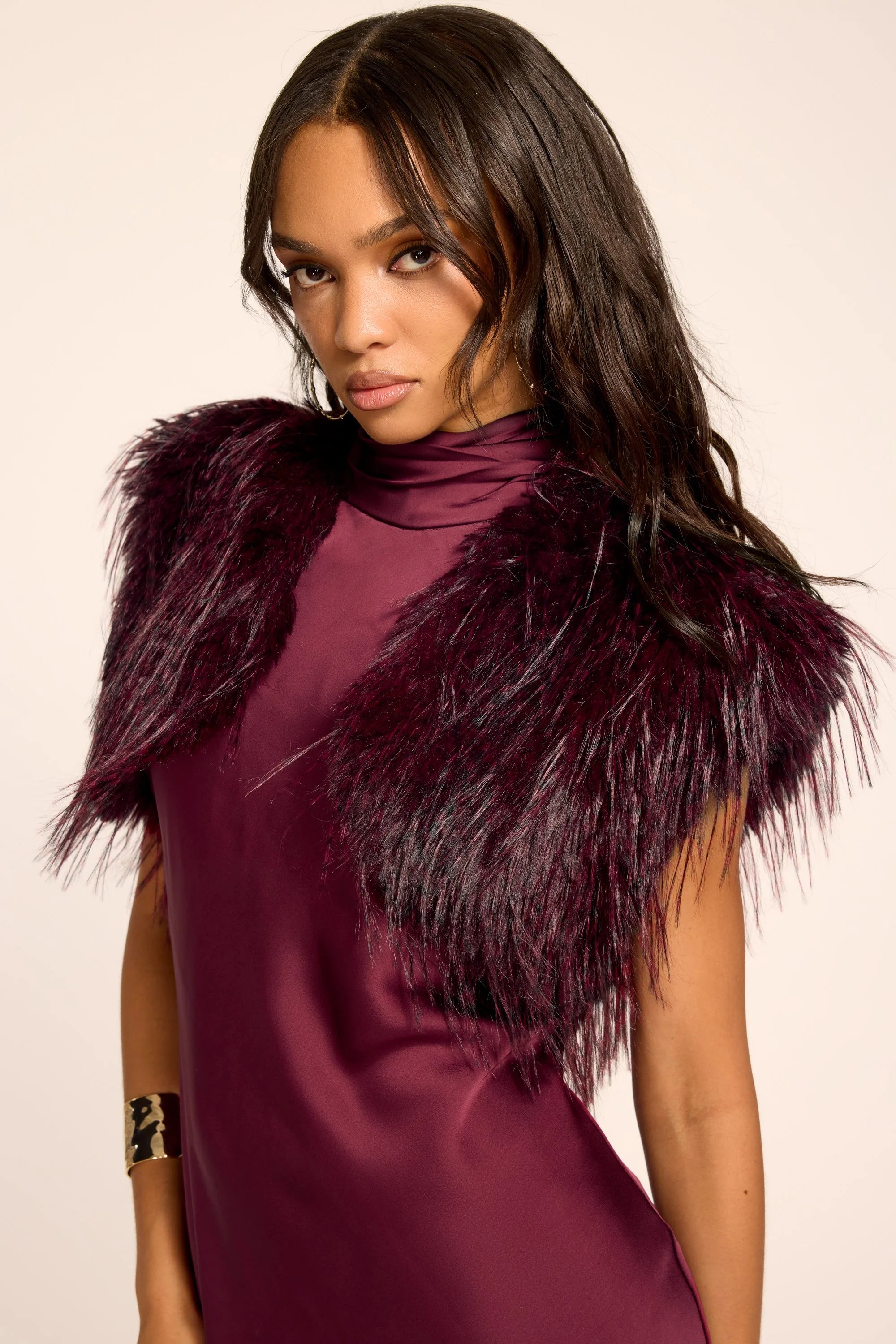 Sunny Faux Fur Bolero - 1