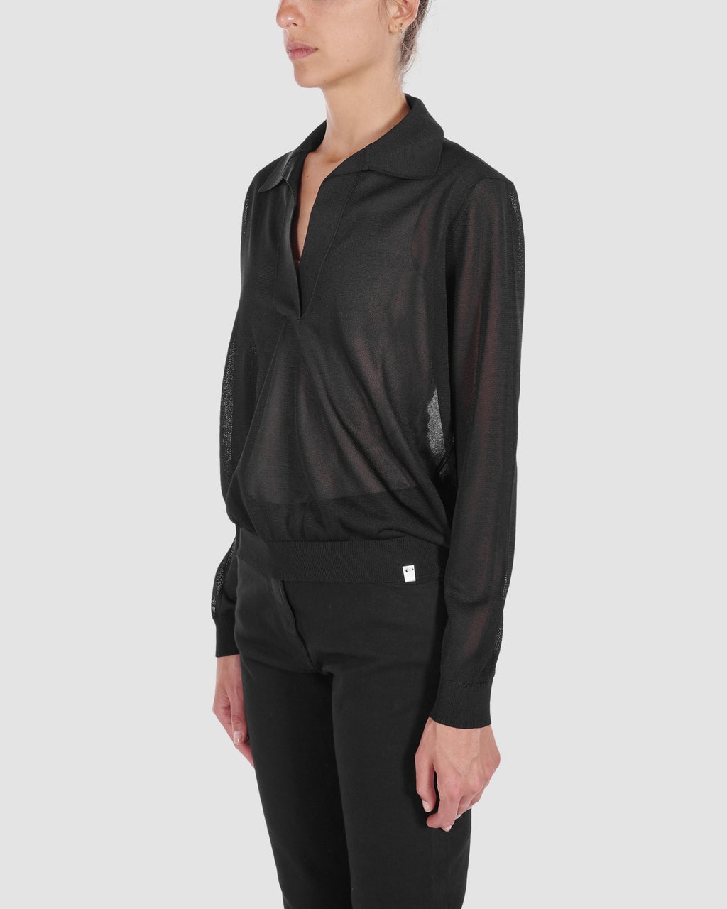 BUTTERFLY POLO SWEATER - 3