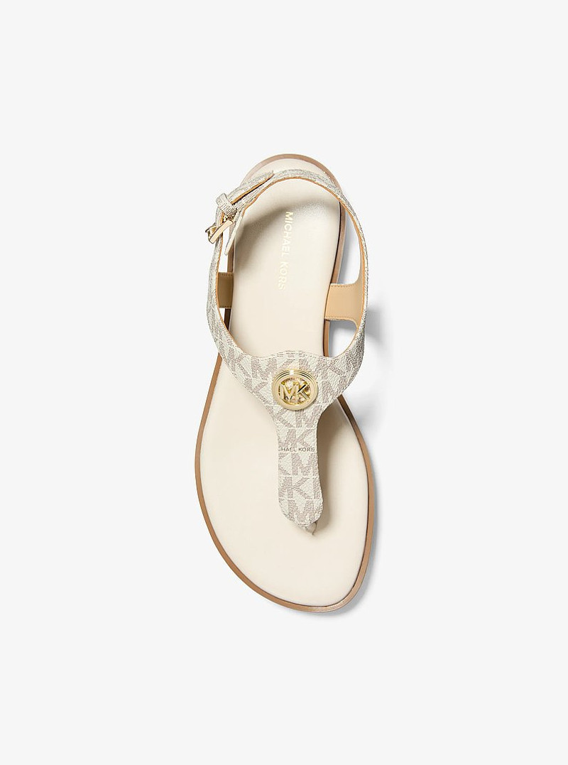 Val Signature Logo Thong Sandal 3