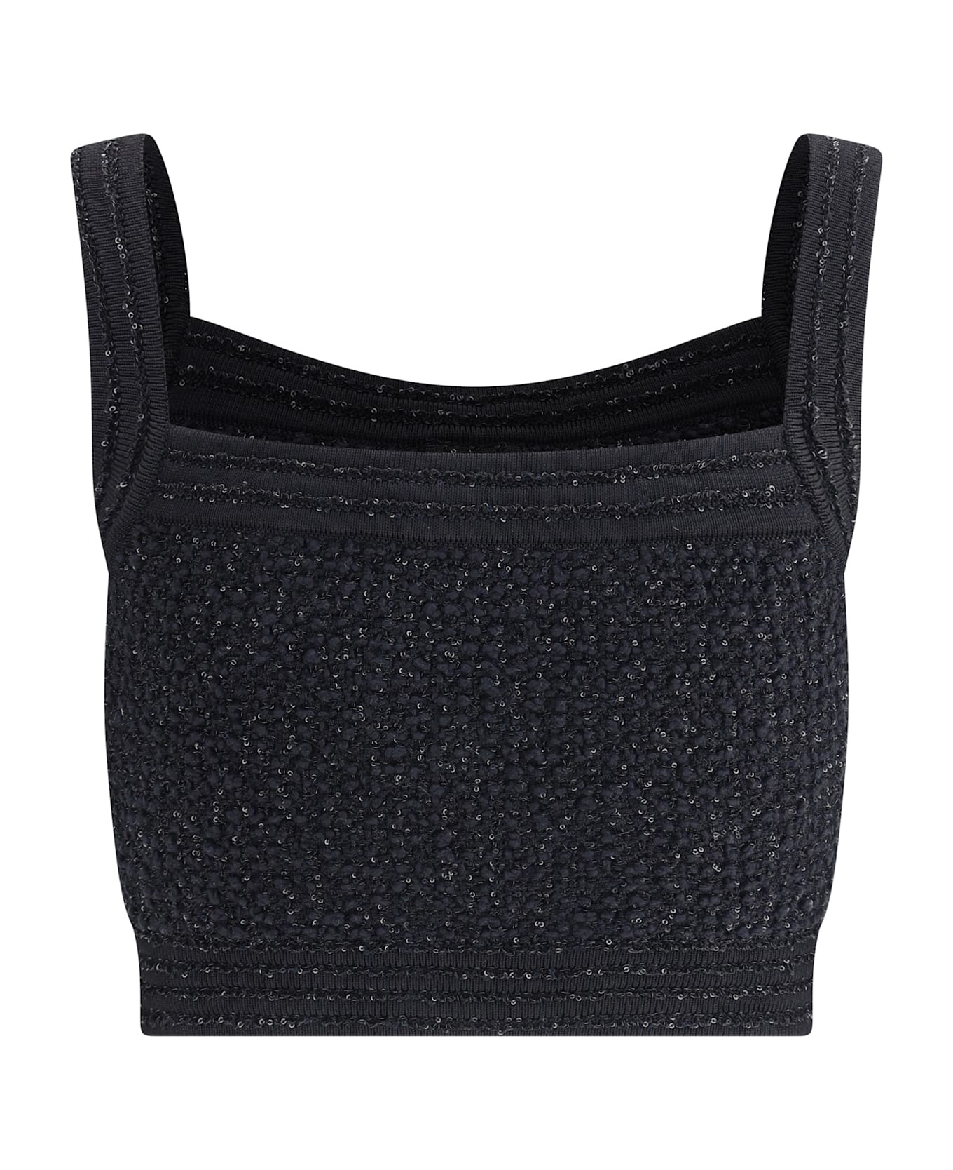 Tweed Crop Top - 2