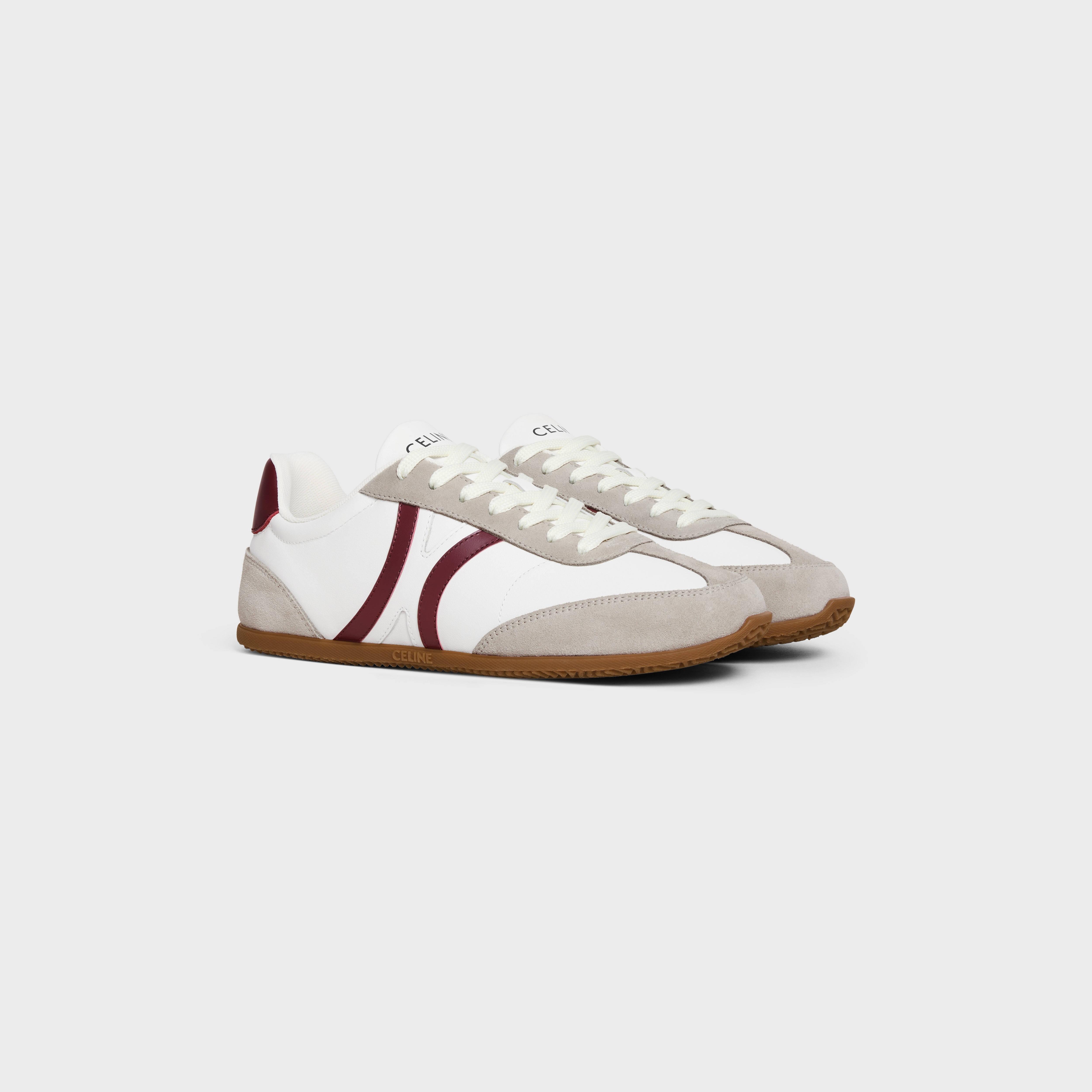 CELINE JOGGER LOW LACE-UP SNEAKER IN Calfskin & Suede Calfskin - 2