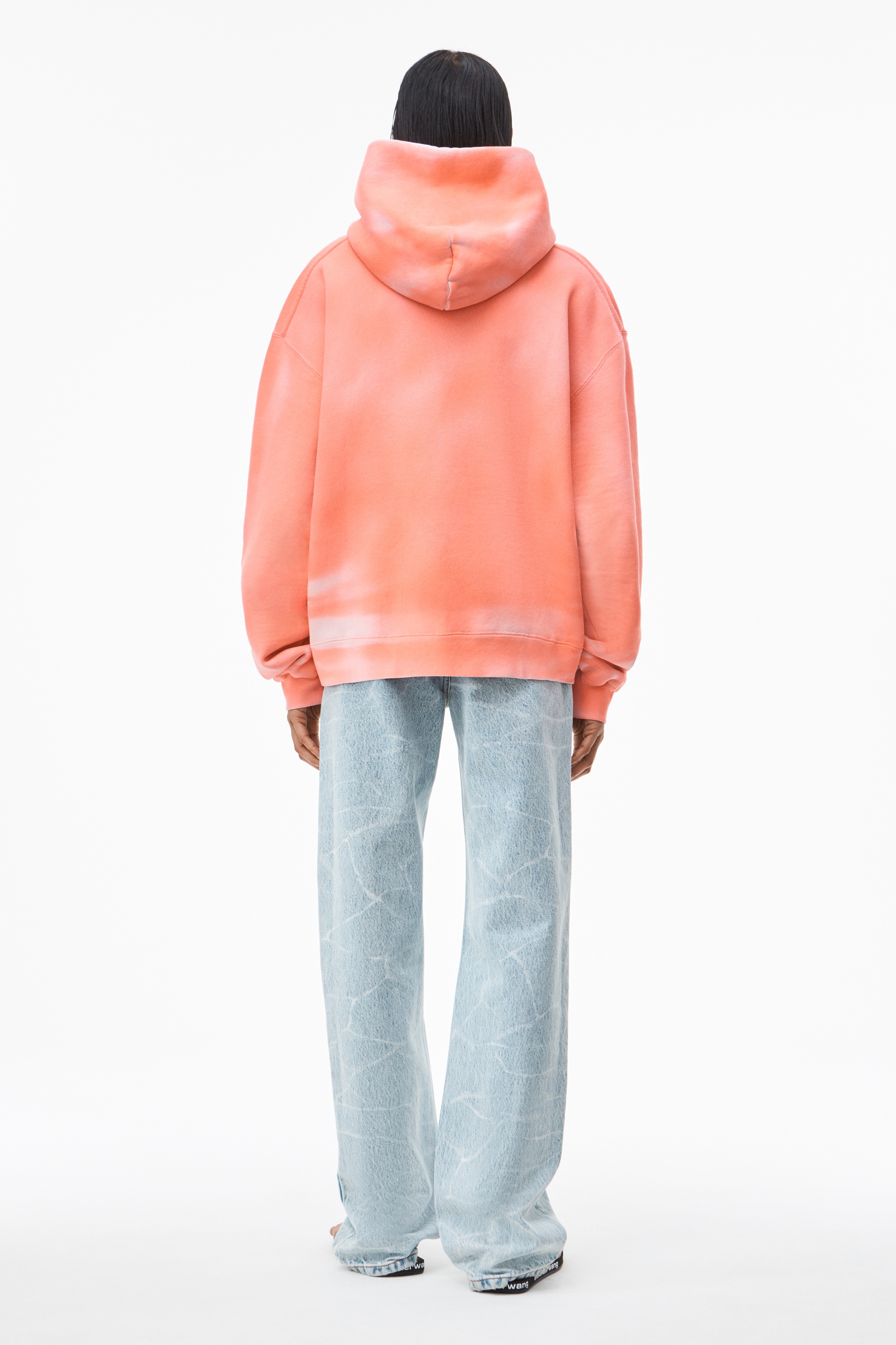 GARMENT DYED HOODIE IN TERRY - 4
