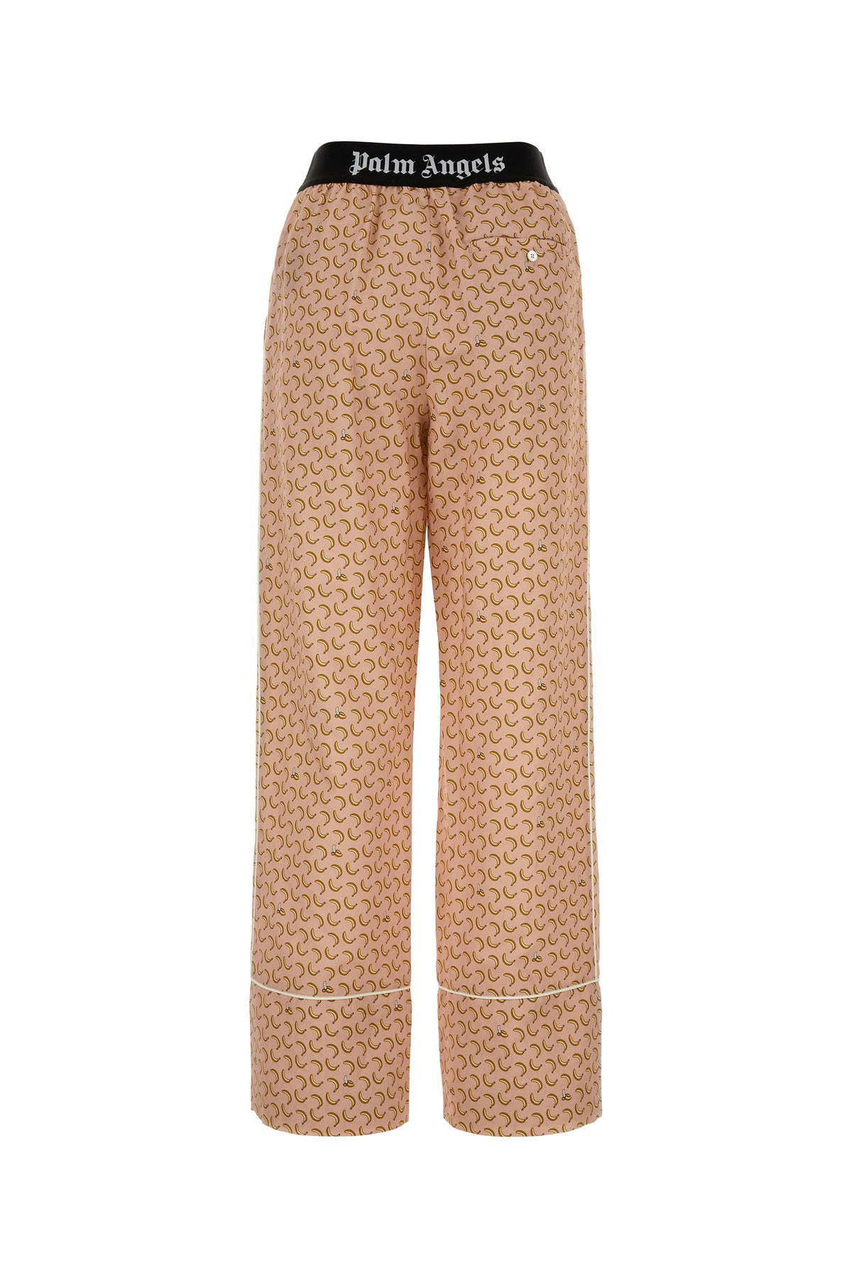 Printed linen blend wide-leg pant - 2