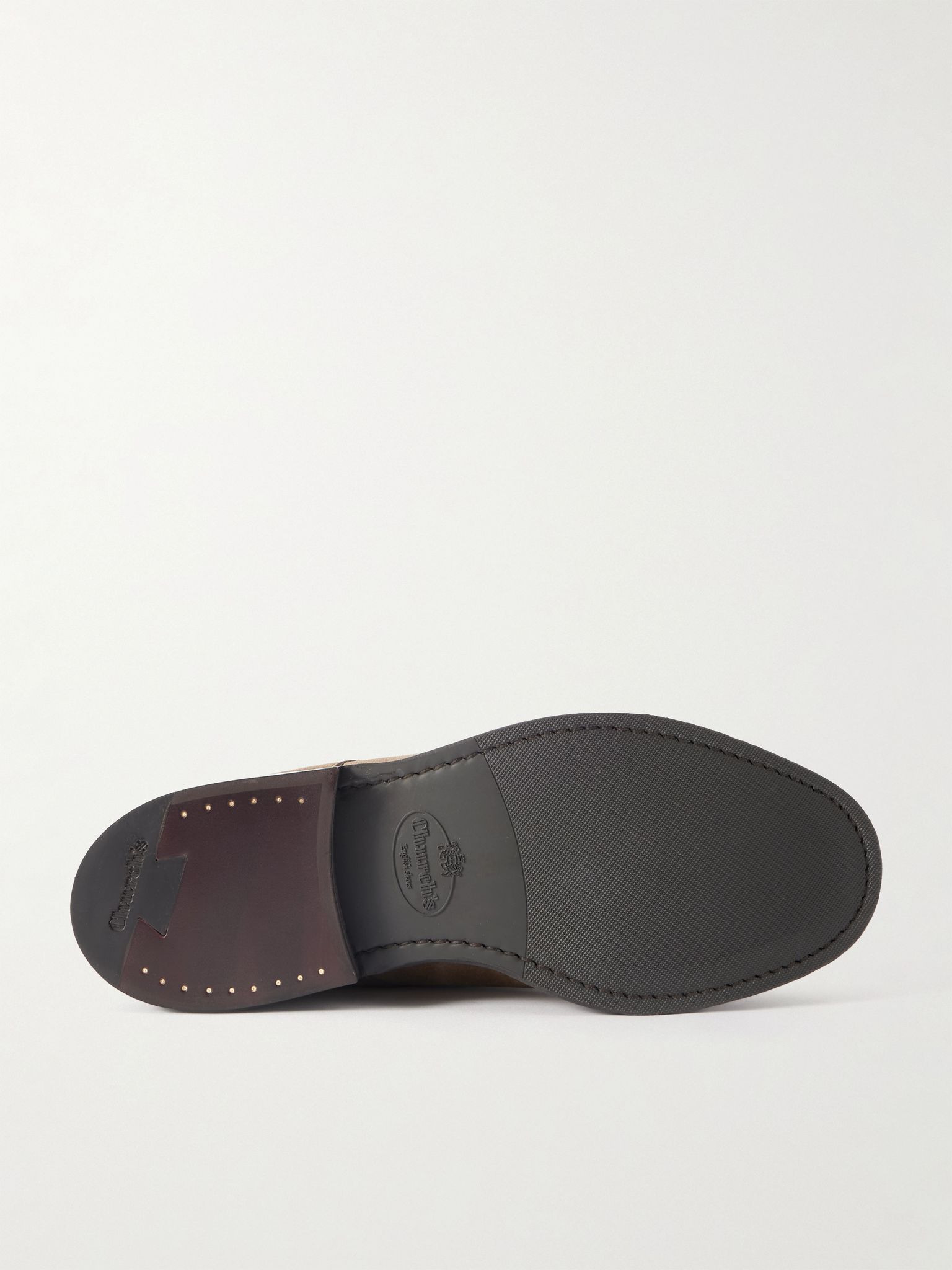 Padstow Suede Derby Shoes Brown - 3