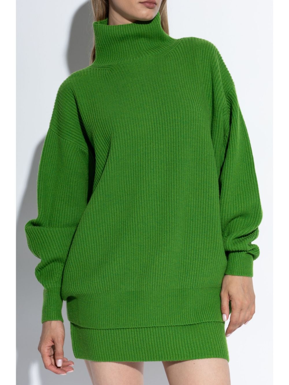 wool-cashmere high-neck jumper - 3