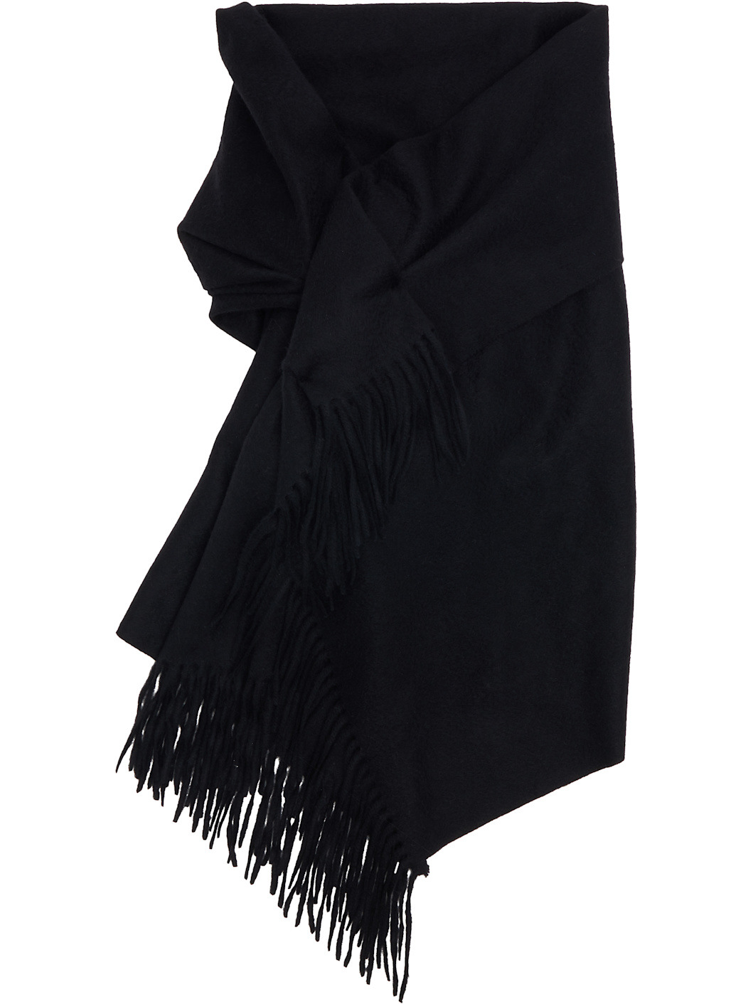 Black Draps Long Cashmere - 2