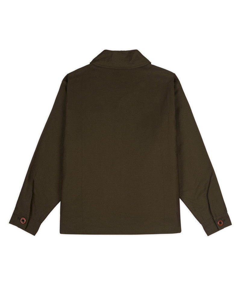 BRAIN DEAD Shawl Collar Work Jacket - Mallard outlook
