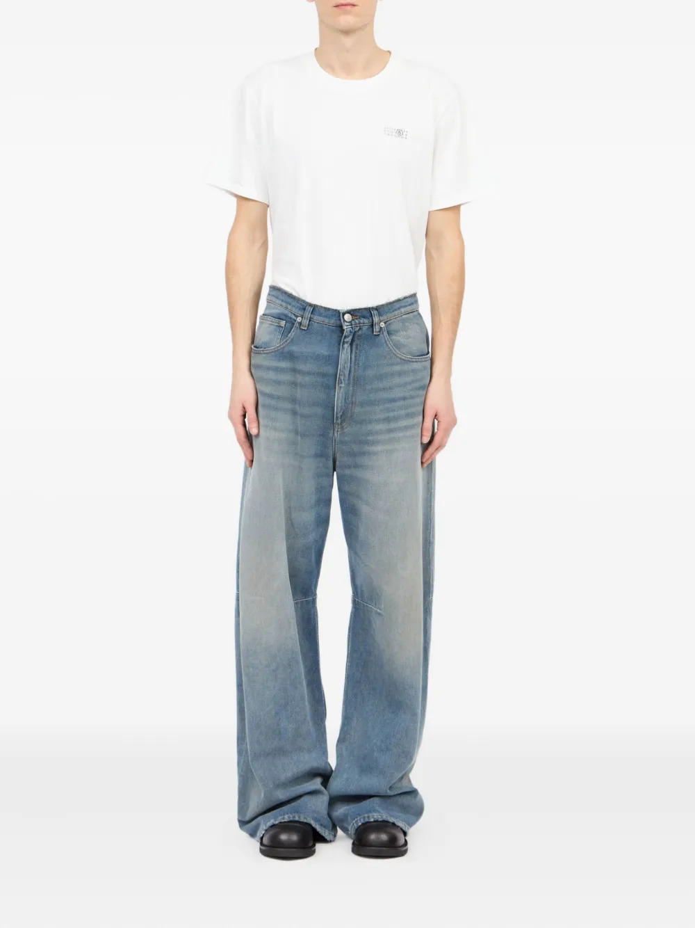 Pants 5 Pockets Blue Denim - 2
