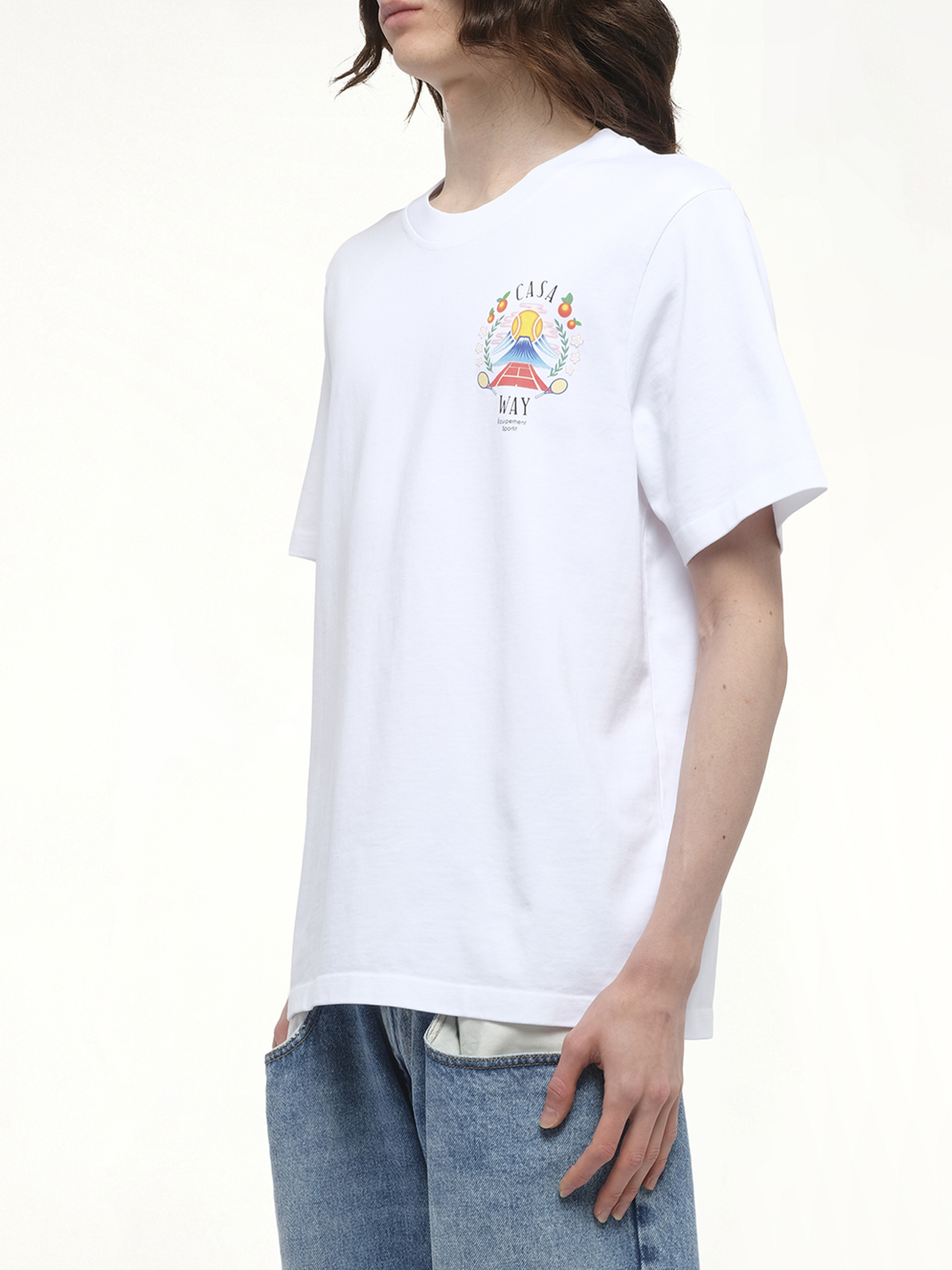 Casaway Mountain T-Shirt in White - 5