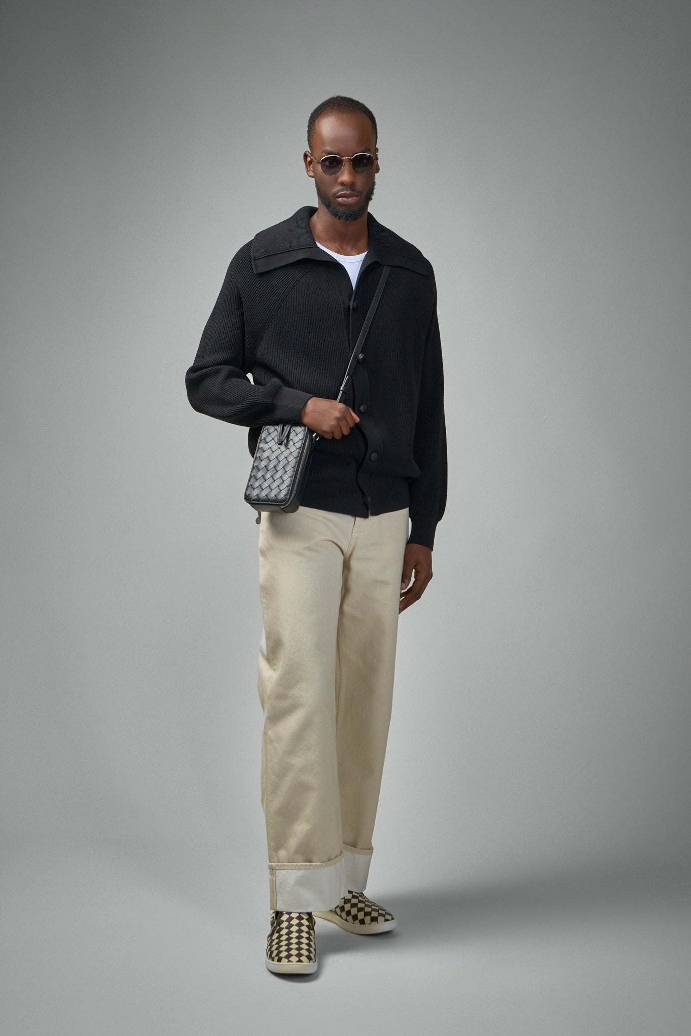 Cotton English Rib Cardigan - 2
