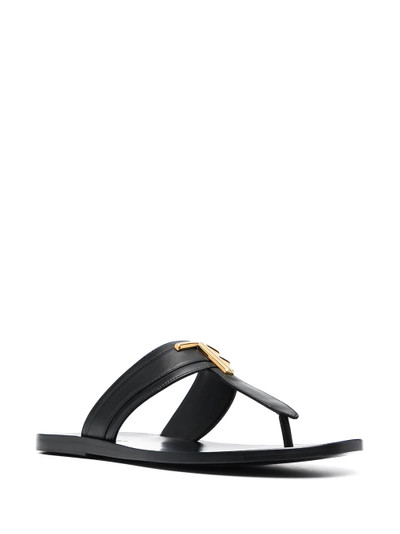 TOM FORD T-logo thong sandals outlook