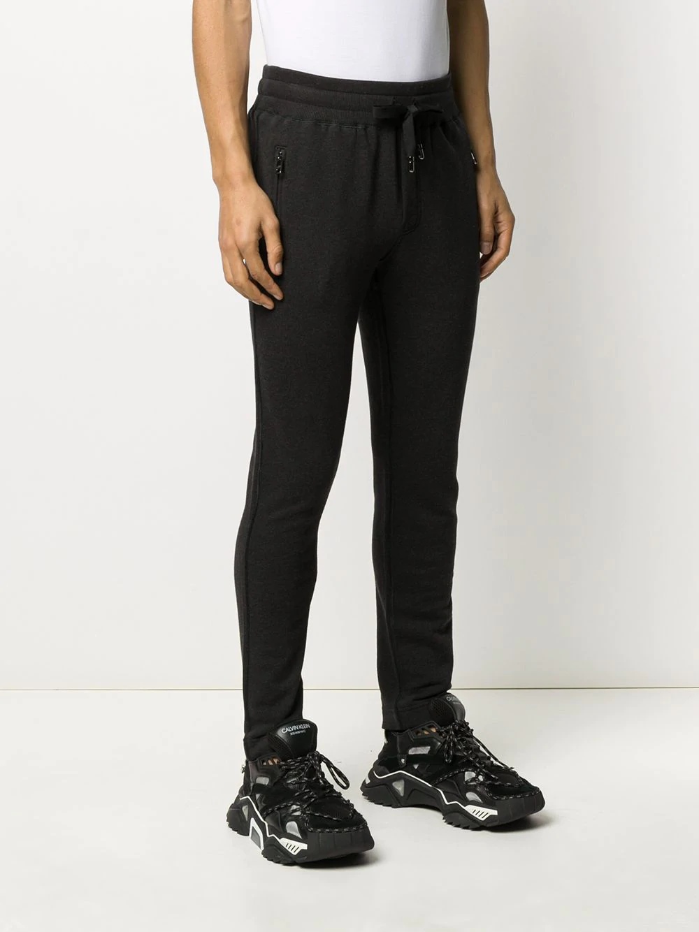 slim fit track pants - 3