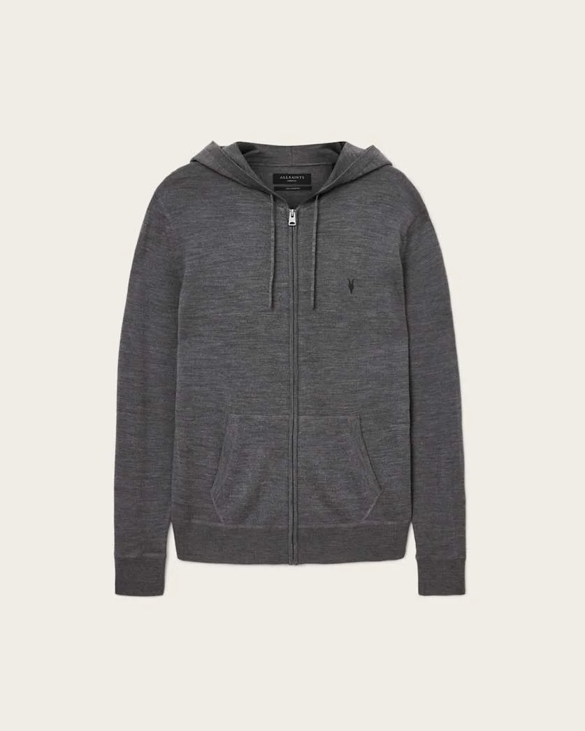 MODE MERINO ZIP UP RAMSKULL HOODIE - 1