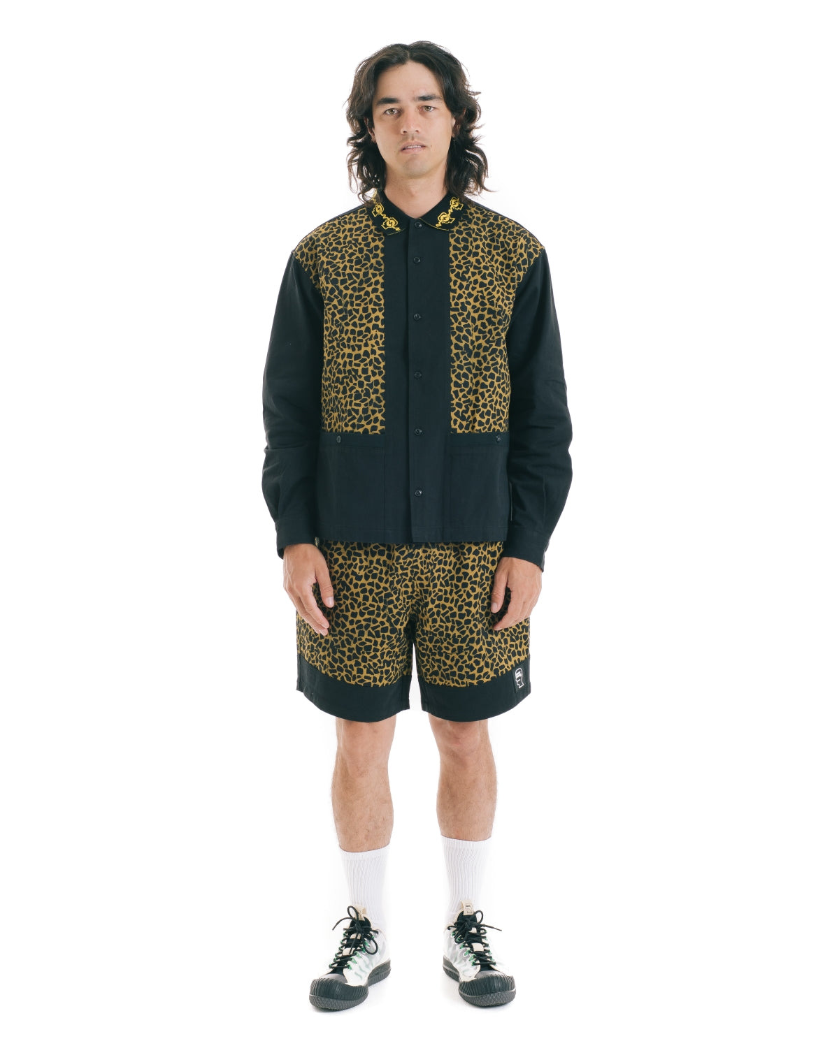Cheetah Cabana Shirt - Leopard / Black - 4