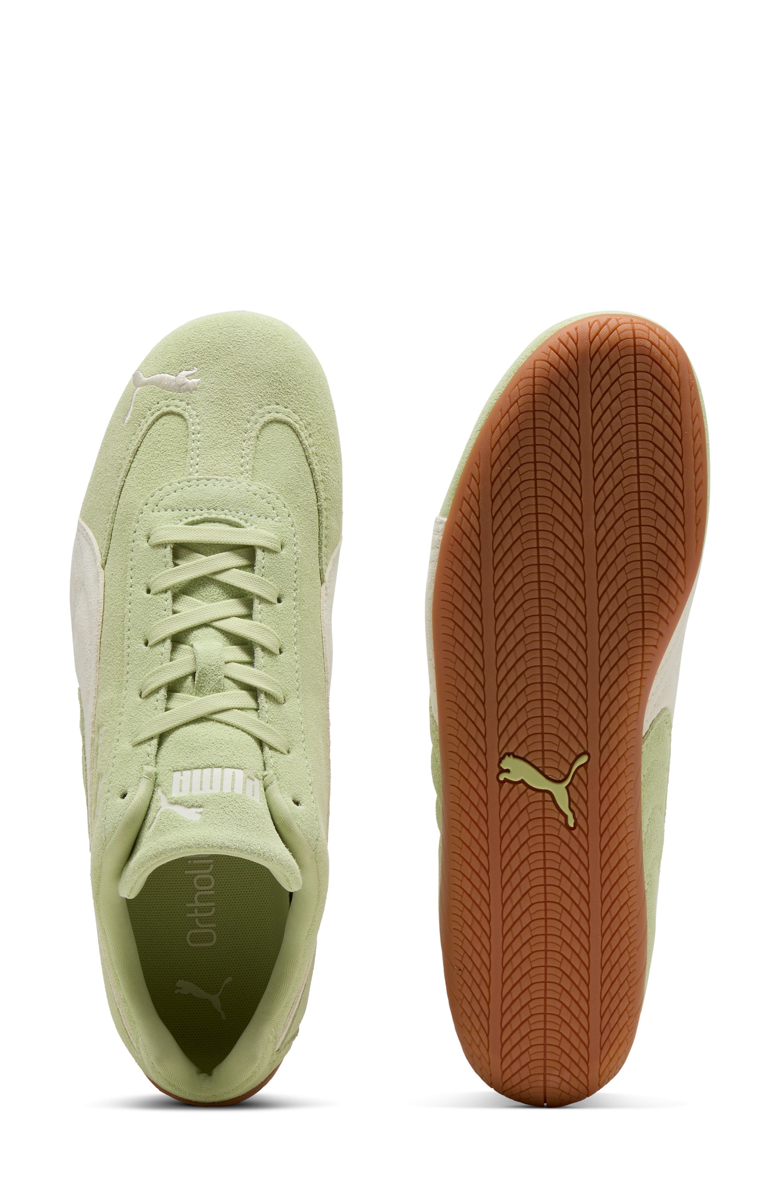 PUMA Speedcat OG Sneaker in Pistachio Green-Warm White at Nordstrom - 6