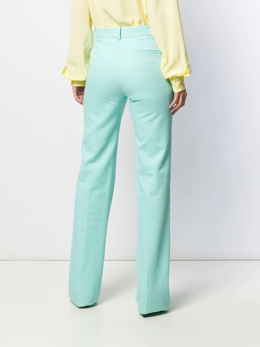 high waisted  long length trousers - 4