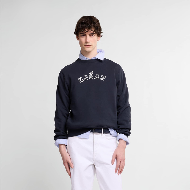 Round-neck sweatshirt in cotton 3