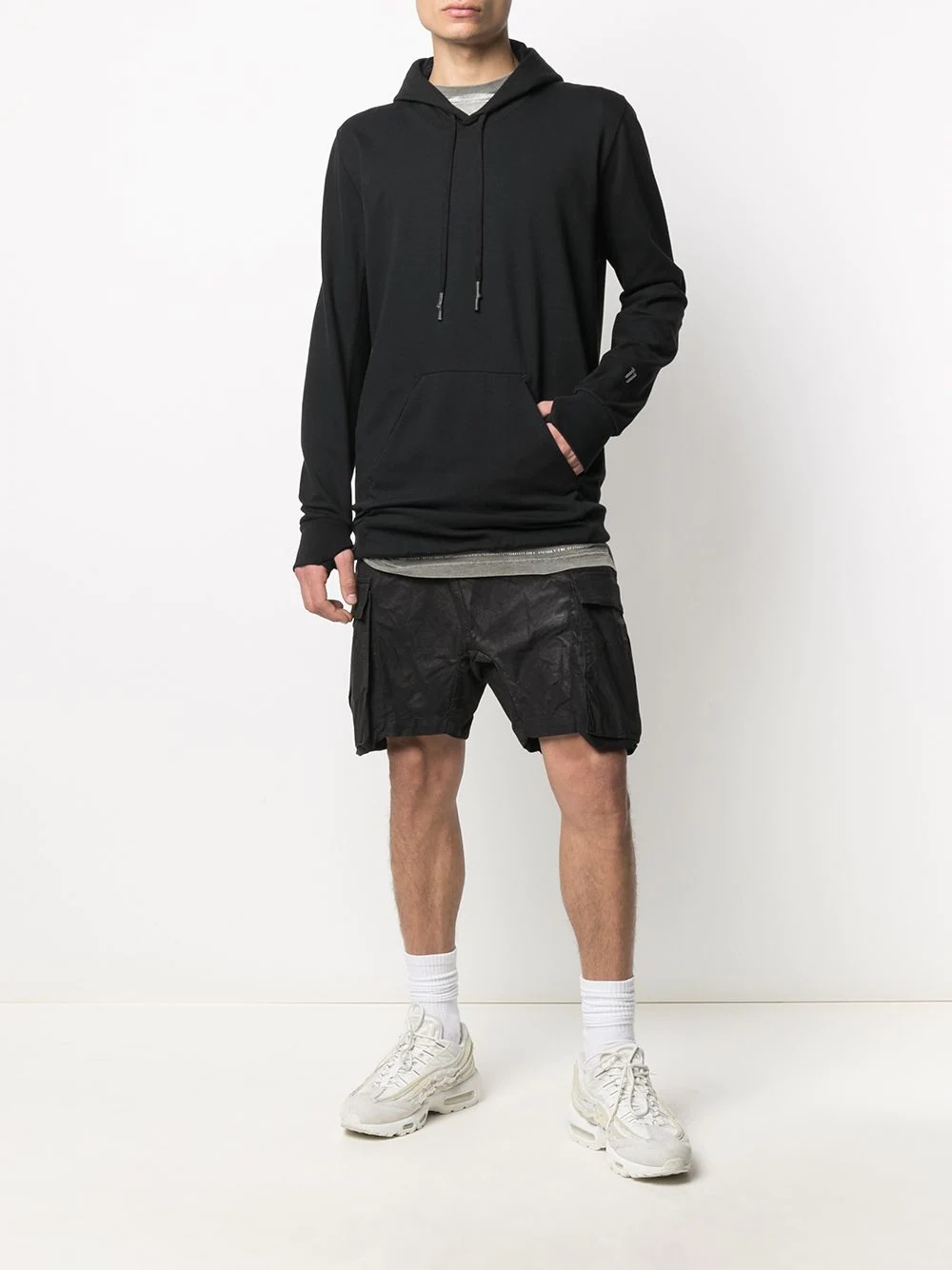 thumb slots hoodie - 2