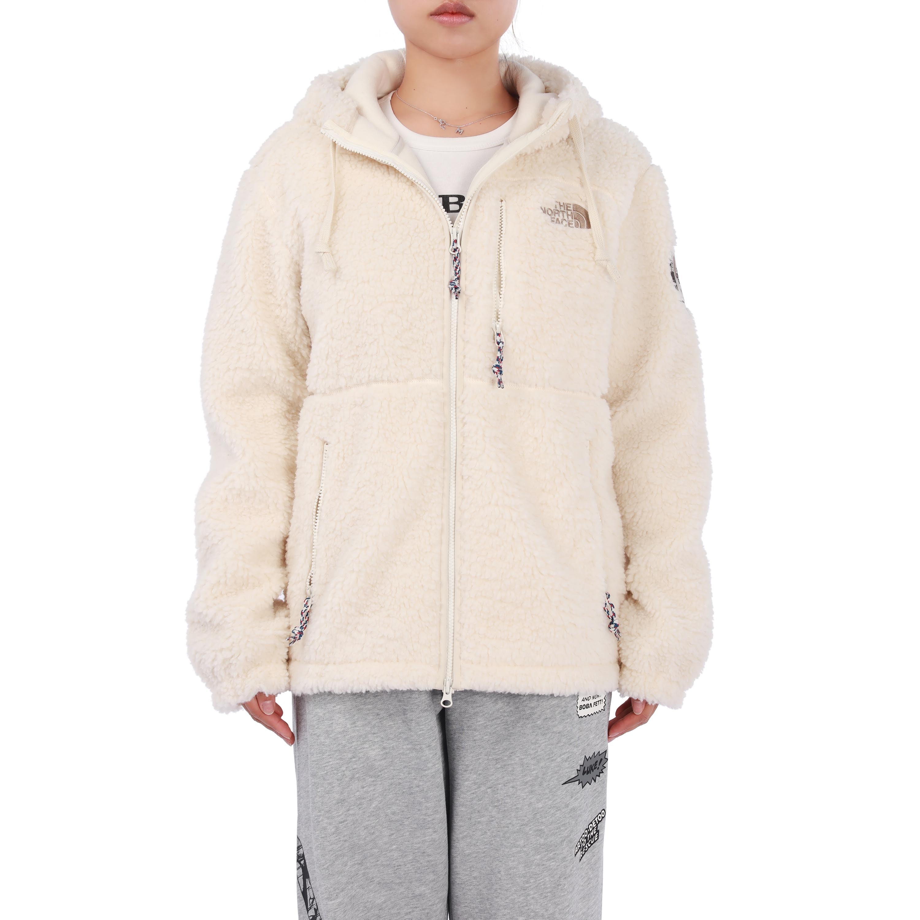 THE NORTH FACE Fleece Hoodie Jacket 'White' NJ4FM57A - 4