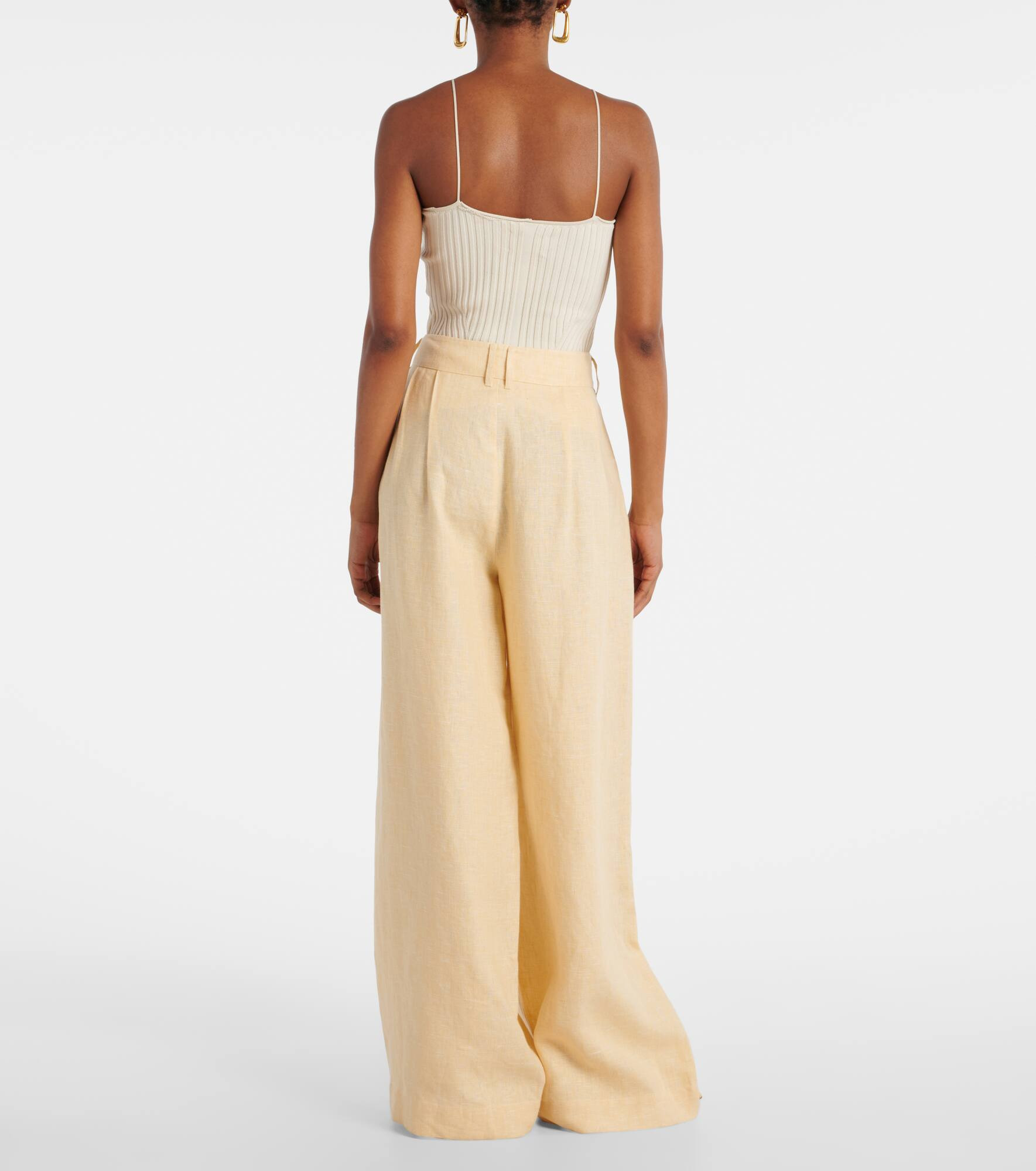 Parker high-rise wide-leg pants - 3